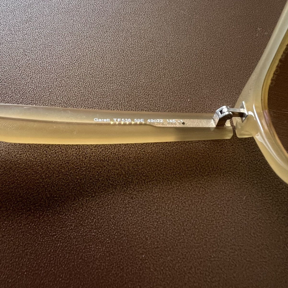 Tom Ford Tom Ford Garett Sunglasses - Pale Yellow Size ONE SIZE - 4 Thumbnail