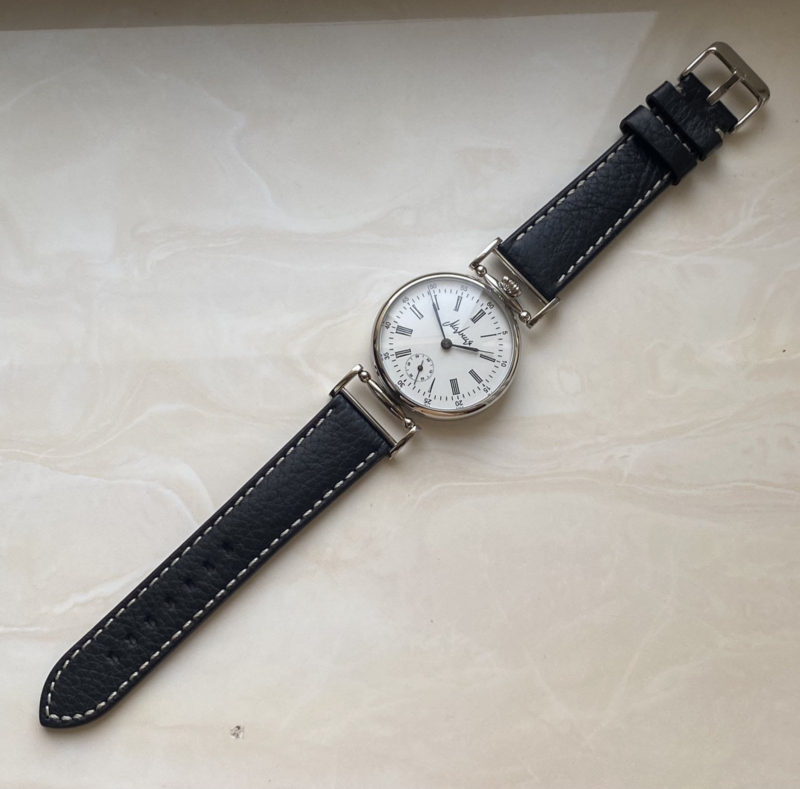 Vintage Molnija 1980s, Vintage soviet mechanical watch men Size ONE SIZE - 2 Thumbnail