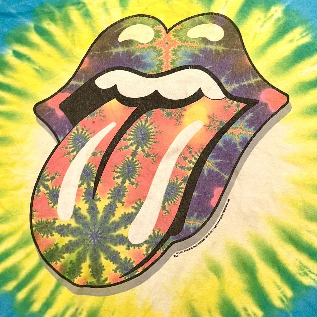 Vintage Vintage 1994 The Rolling Stones Liquid Blue Tee XL Size US XL / EU 56 / 4 - 2 Thumbnail