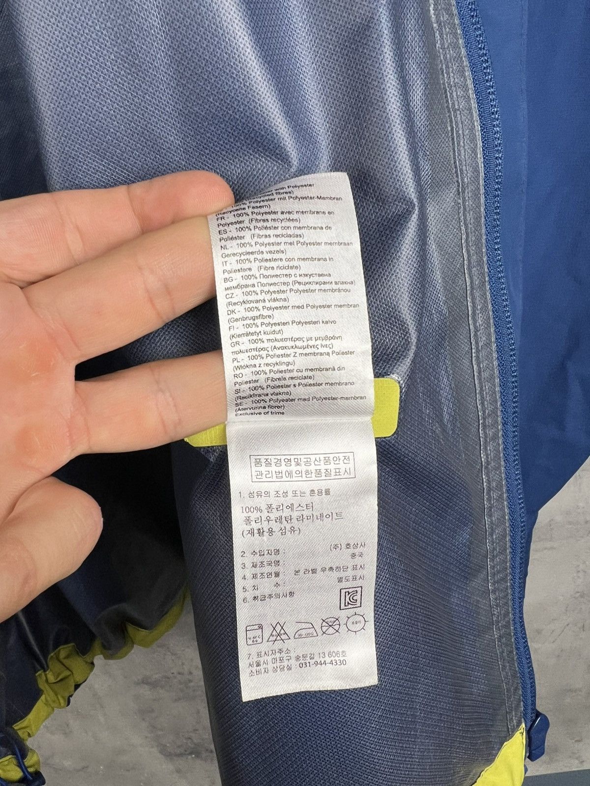 Rab RAB Men's Downpour Eco Hooded Jacket Blue Size XL Size US XL / EU 56 / 4 - 16 Thumbnail