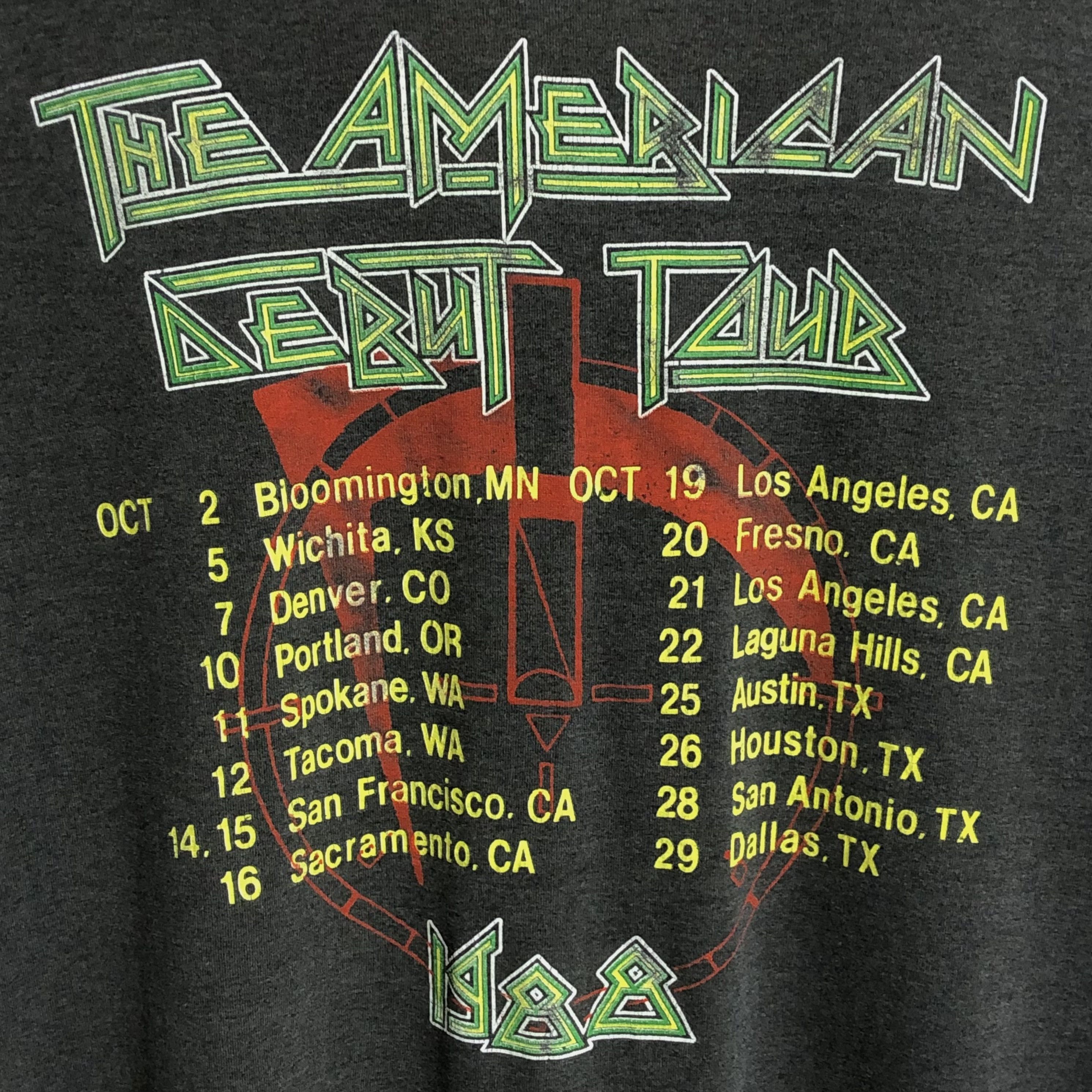 Band Tees Vintage 1988 Winger American Debut Tour Tee Size US XL / EU 56 / 4 - 11 Thumbnail