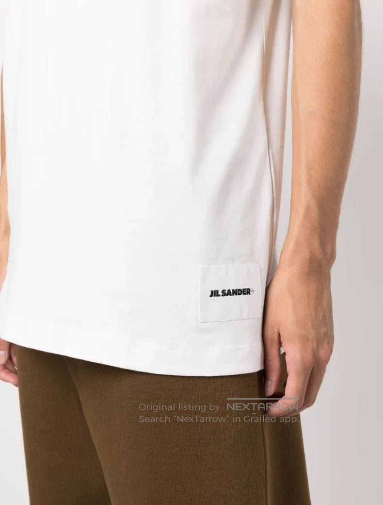 Jil Sander Jil Sander Classic round neck and short sleeves Size US XL / EU 56 / 4 - 9 Thumbnail