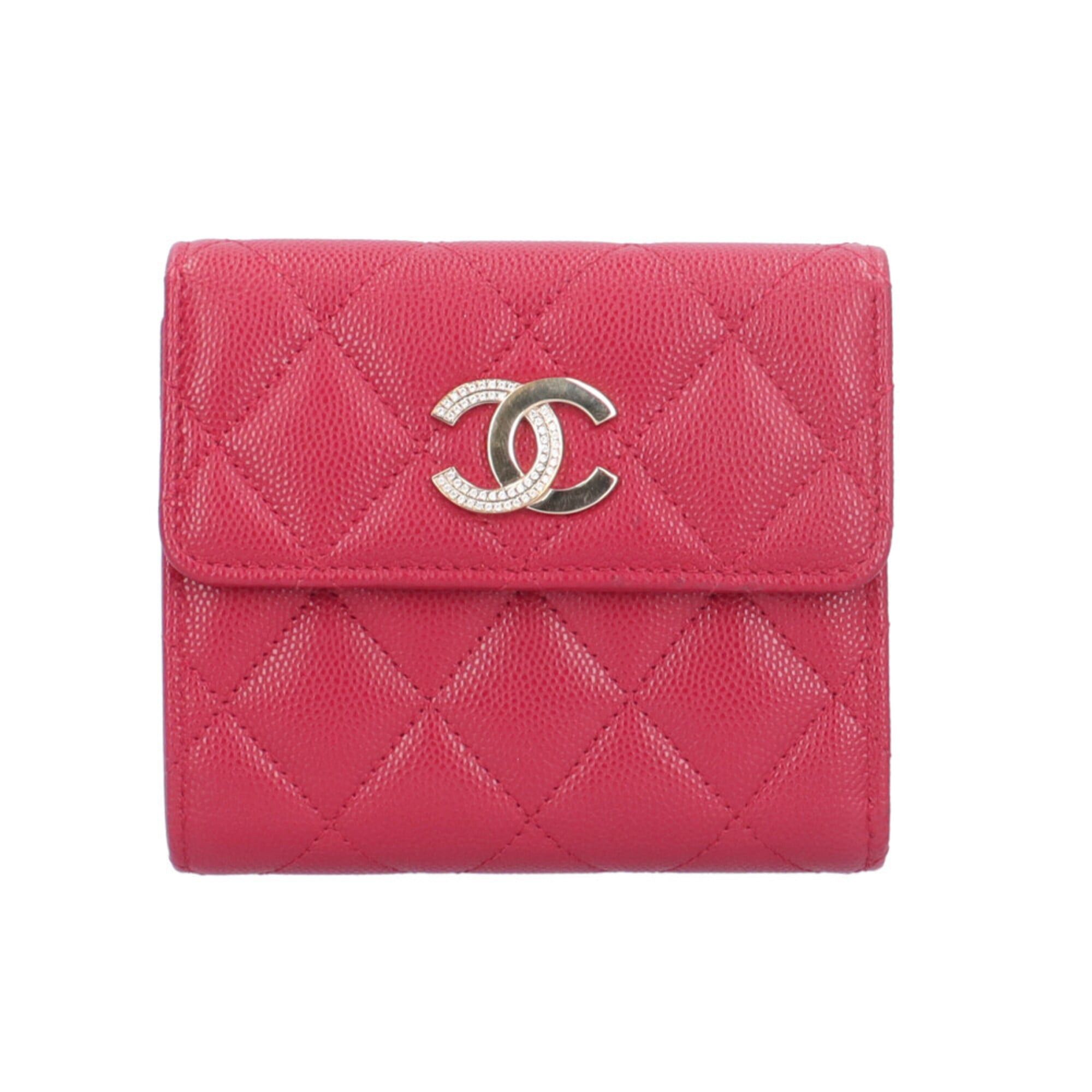 Chanel Chanel Matelassé Tri-fold Wallet, Caviar Leather, Women's CHANEL Size ONE SIZE - 1 Thumbnail