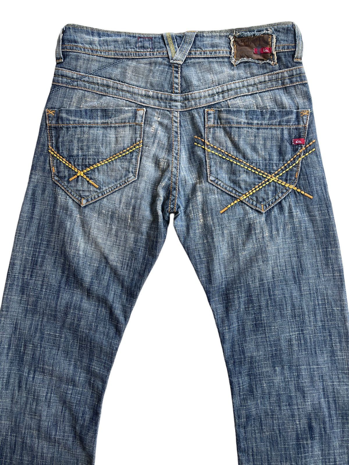 Quiksilver Quiksilver Used Dirty Pattern Denim Size US 35 - 4 Thumbnail