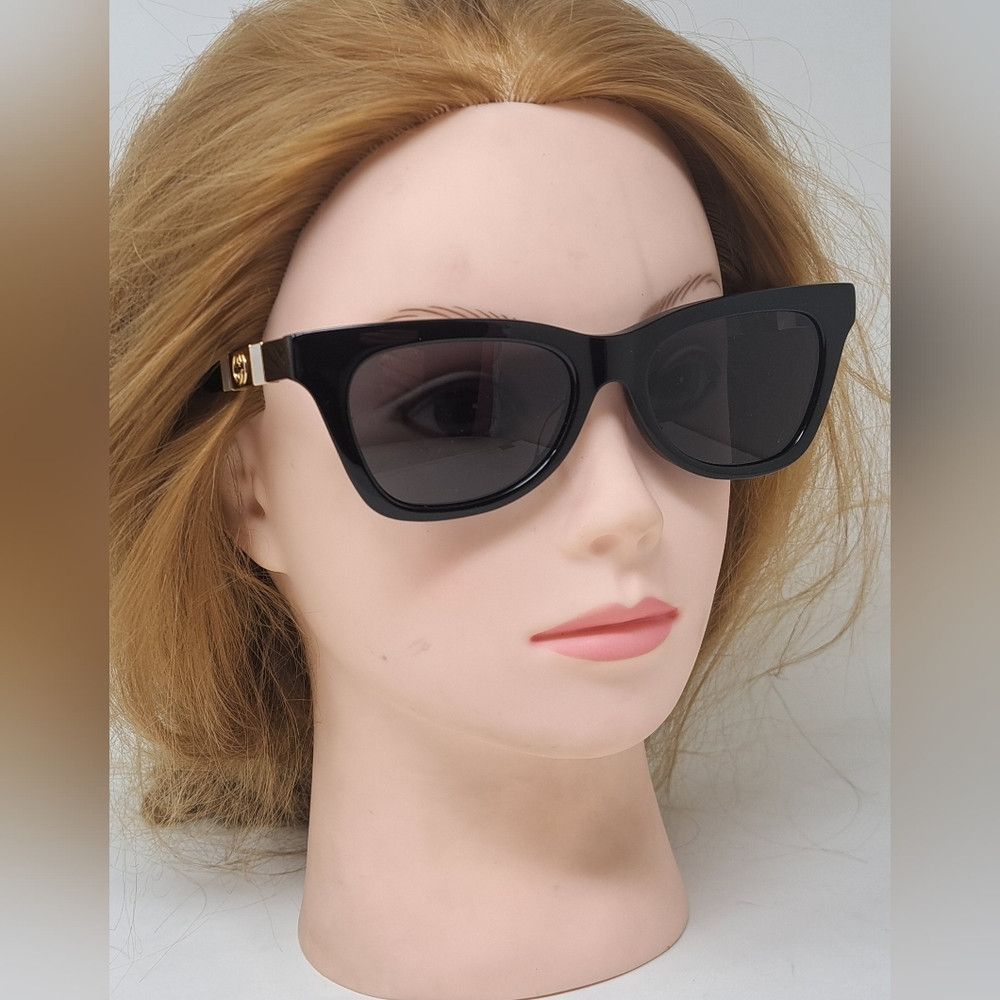 Gucci Gucci Sunglasses Cat Eye Mother of Pearl Black Gray GG0598S Size ONE SIZE - 4 Thumbnail