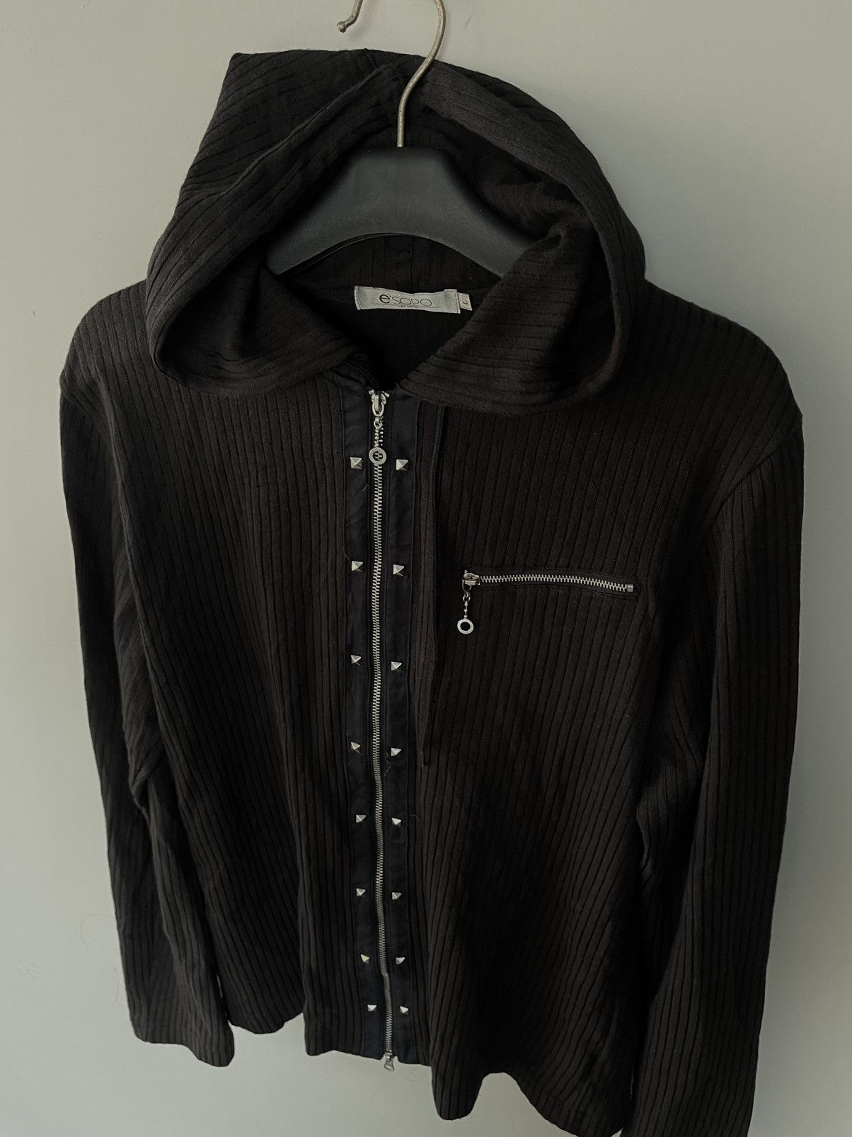 Isamu Katayama Backlash JAPANESE 2000’s E’SOPO STUDDED ZIPP HOODIE VKEI PUNK GOTHIC Size US L / EU 52-54 / 3 - 2 Thumbnail