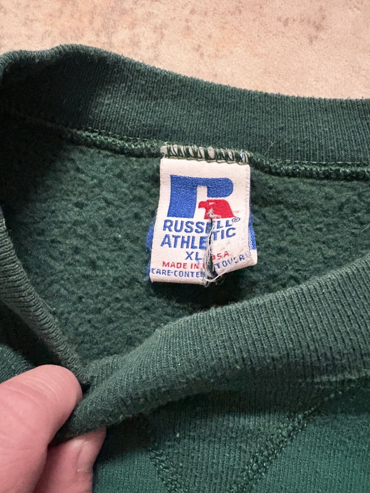 Russell Athletic 90’s Russell Athletic Vintage Forest Green Vintage Sweat Size US XL / EU 56 / 4 - 3 Thumbnail