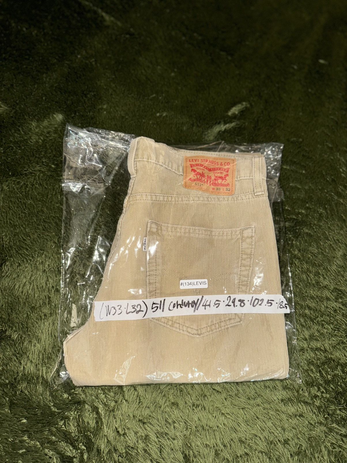 Levi's [W33/L32] Levi’s 511 Original Vintage Washed Corduroy Pants Size US 33 - 12 Thumbnail