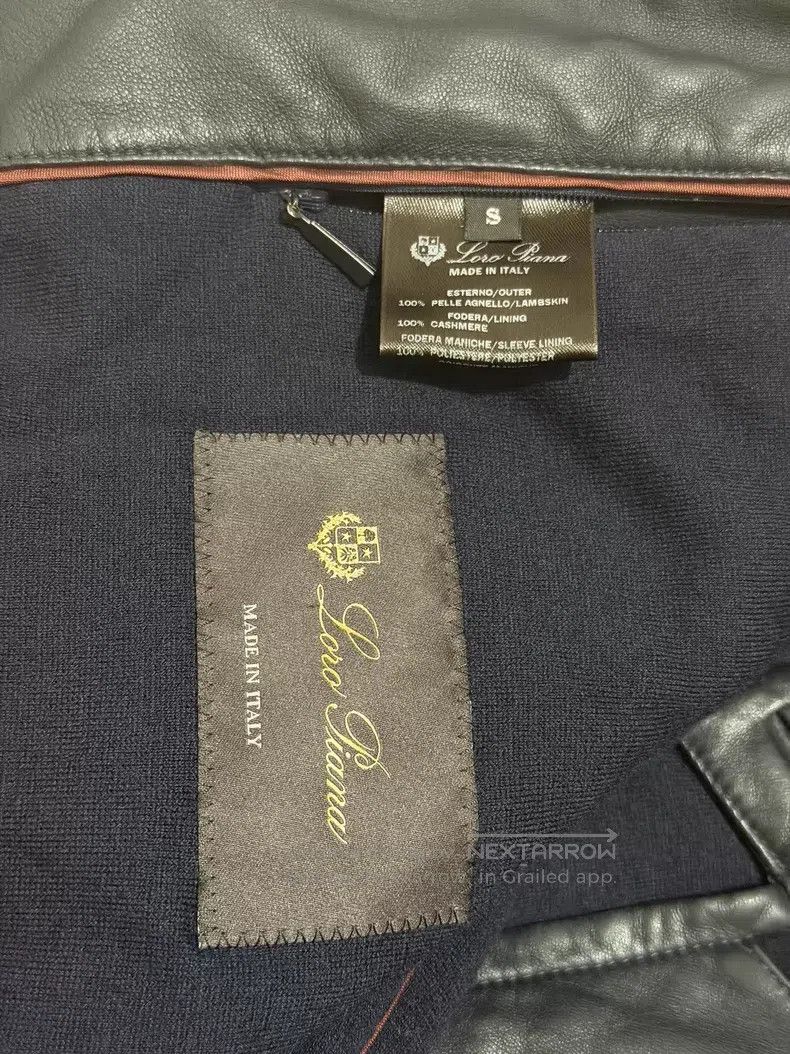 Loro Piana Loro Piana Leather jacket, outer layer made of sheepskin a Size US S / EU 44-46 / 1 - 3 Thumbnail