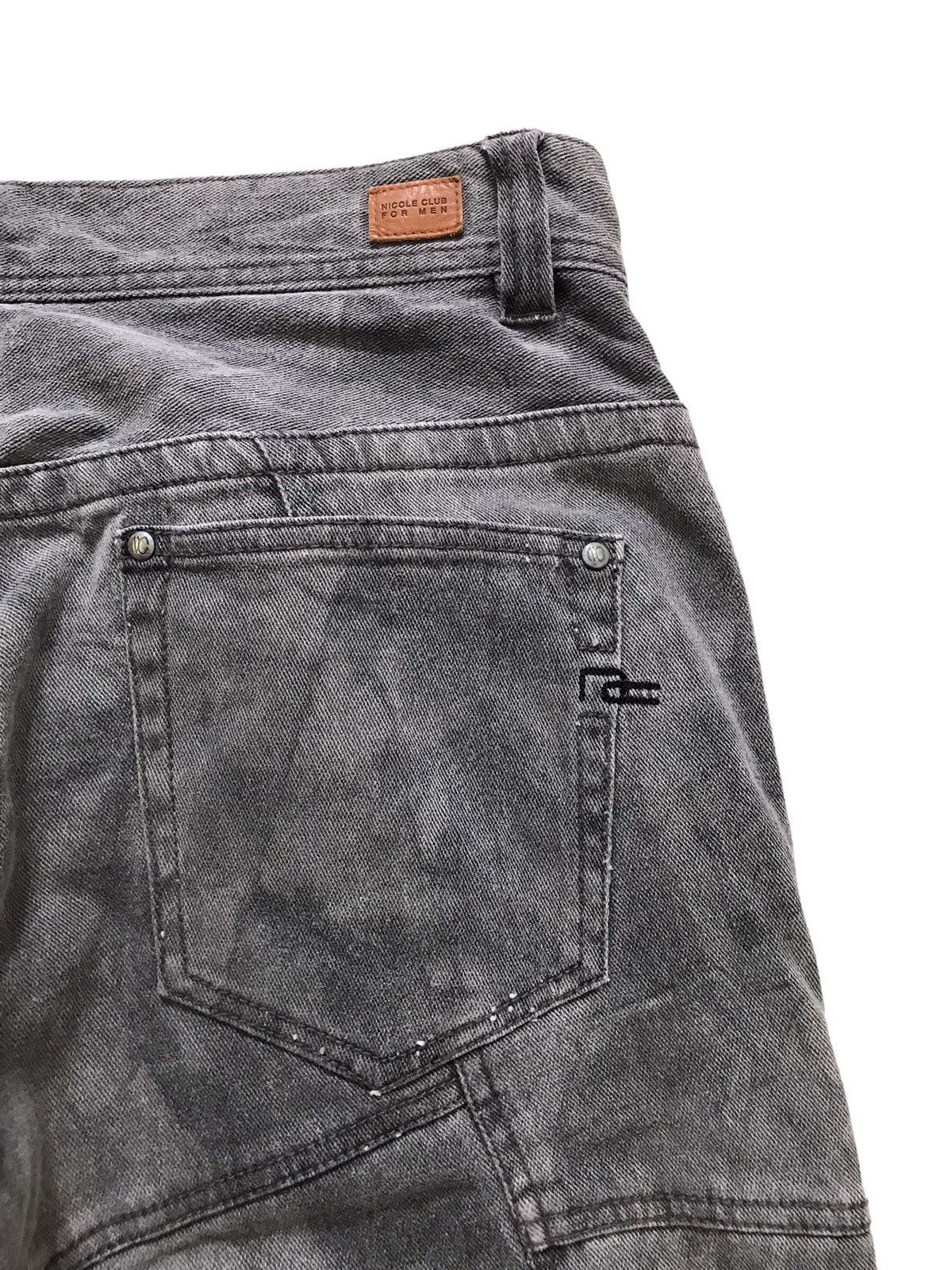 Nicole Club Nicole Club Matsuda Designer Patchwork Denim Jeans Size US 30 / EU 46 - 13 Thumbnail