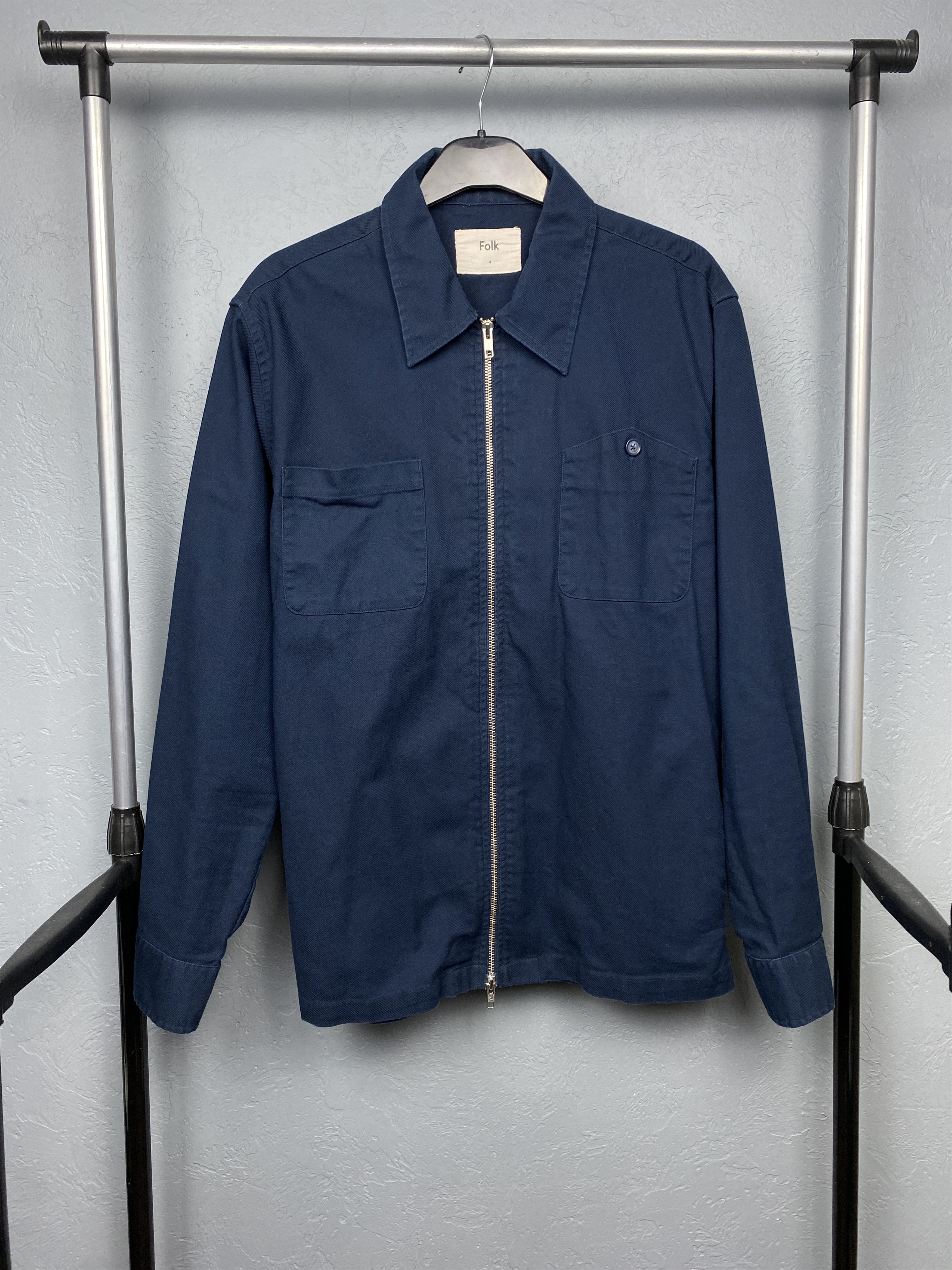 Folk Folk Vintage Mens Overshirt Jacket Size US L / EU 52-54 / 3 - 3 Thumbnail