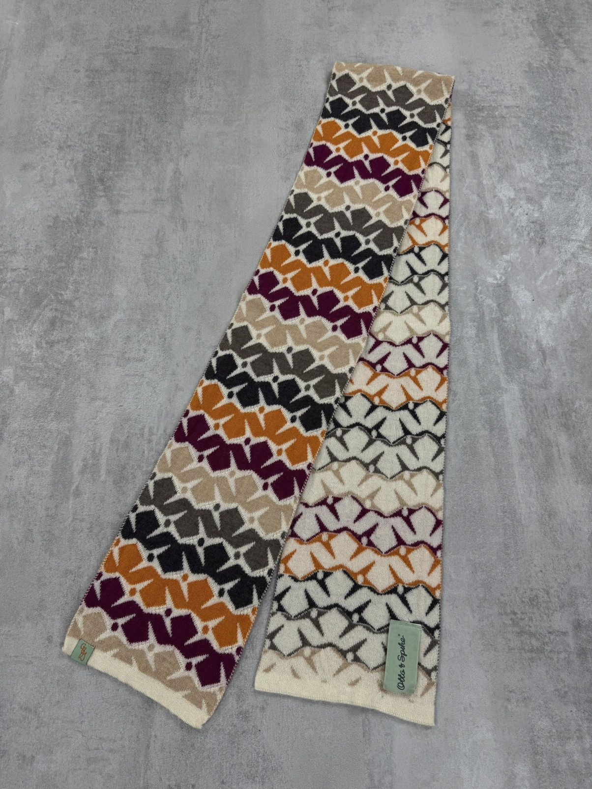 Other 100% Wool Otto Spike Teal Scarf Knitted Australian Handmade Size ONE SIZE - 6 Thumbnail
