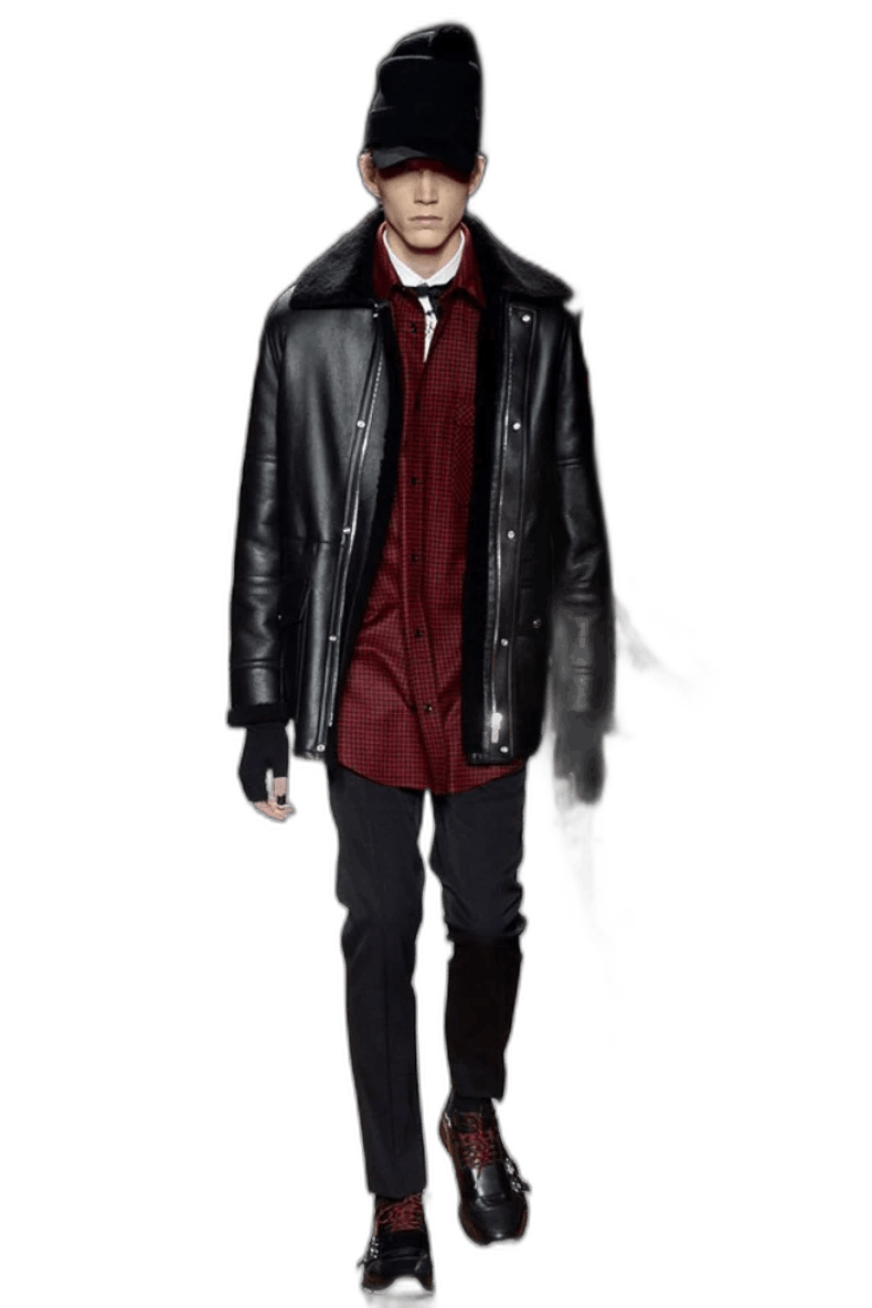 Dior Dior Homme Fur Leather Coat Size US M / EU 48-50 / 2 - 1 Thumbnail
