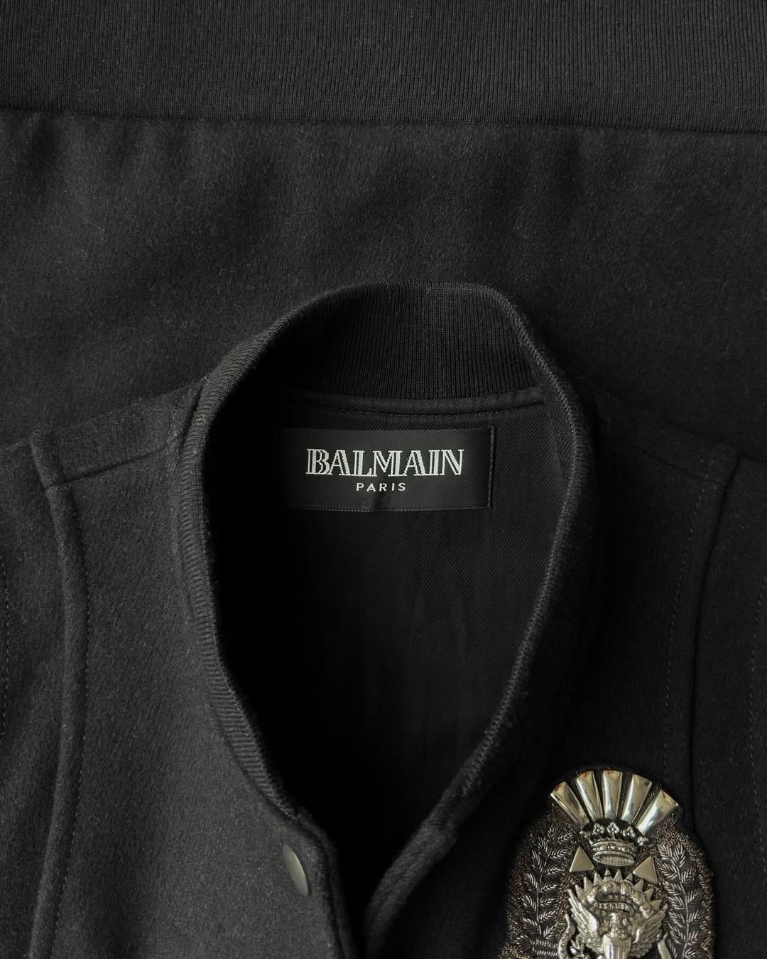 Balmain Balmain SS11 Leather Varsity Jacket, by Christophe Decarnin Size US S / EU 44-46 / 1 - 9 Thumbnail