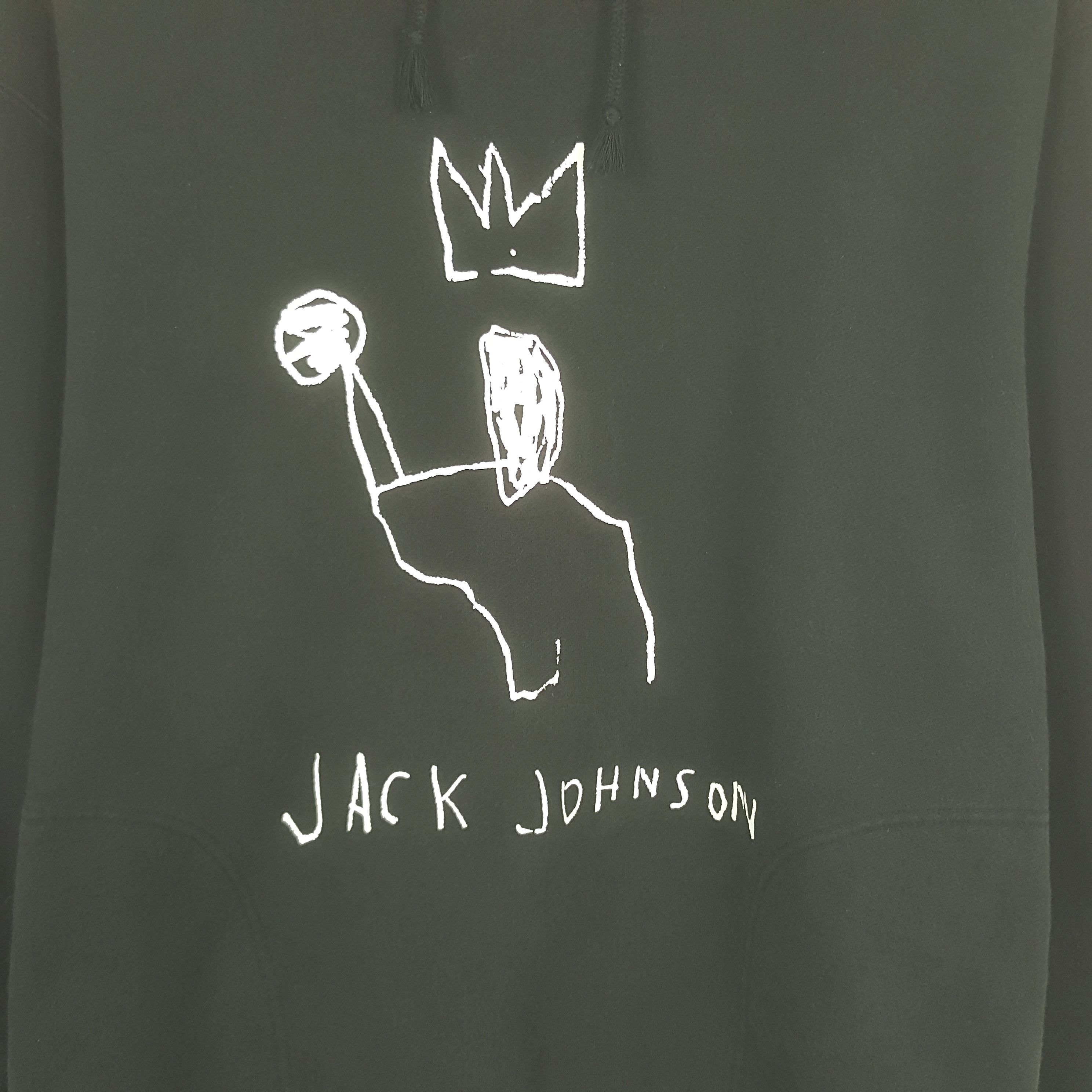 Jean-Michel Basquiat Vintage Jack Johnson Jean Micheal Basquiat Art Hoodies RR 18 Size US XL / EU 56 / 4 - 2 Thumbnail