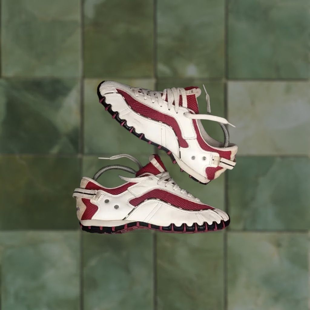 Vintage Diesel Sneakers Womens 7.5 Red Logo Y2K Style Vintage Diesel 2000s Casual Sneakers, Women's (Size 8)