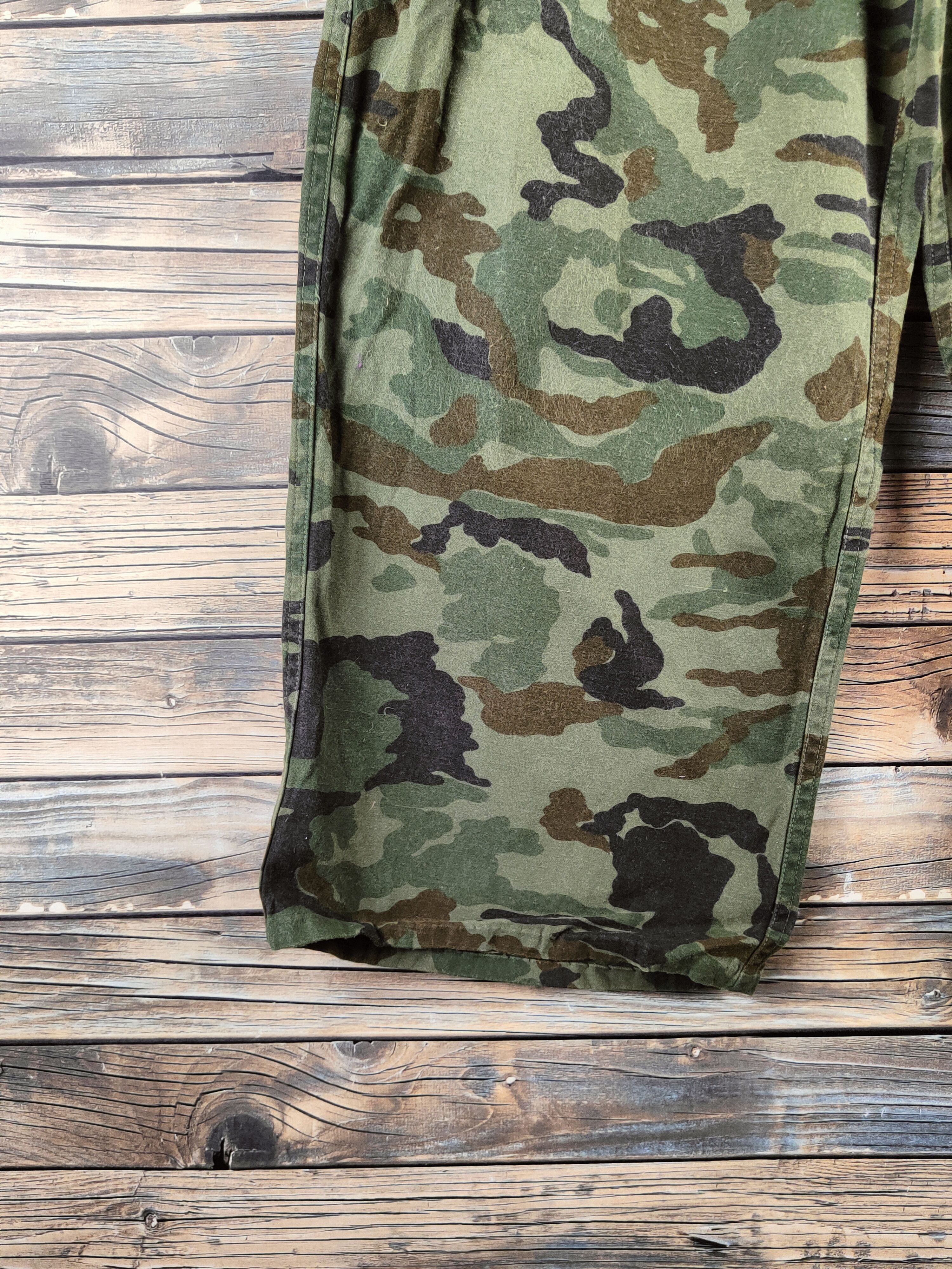 Japanese Brand Evenriver Camouflage Multipocket Cargo Pants #S2885 Size US 32 / EU 48 - 4 Thumbnail