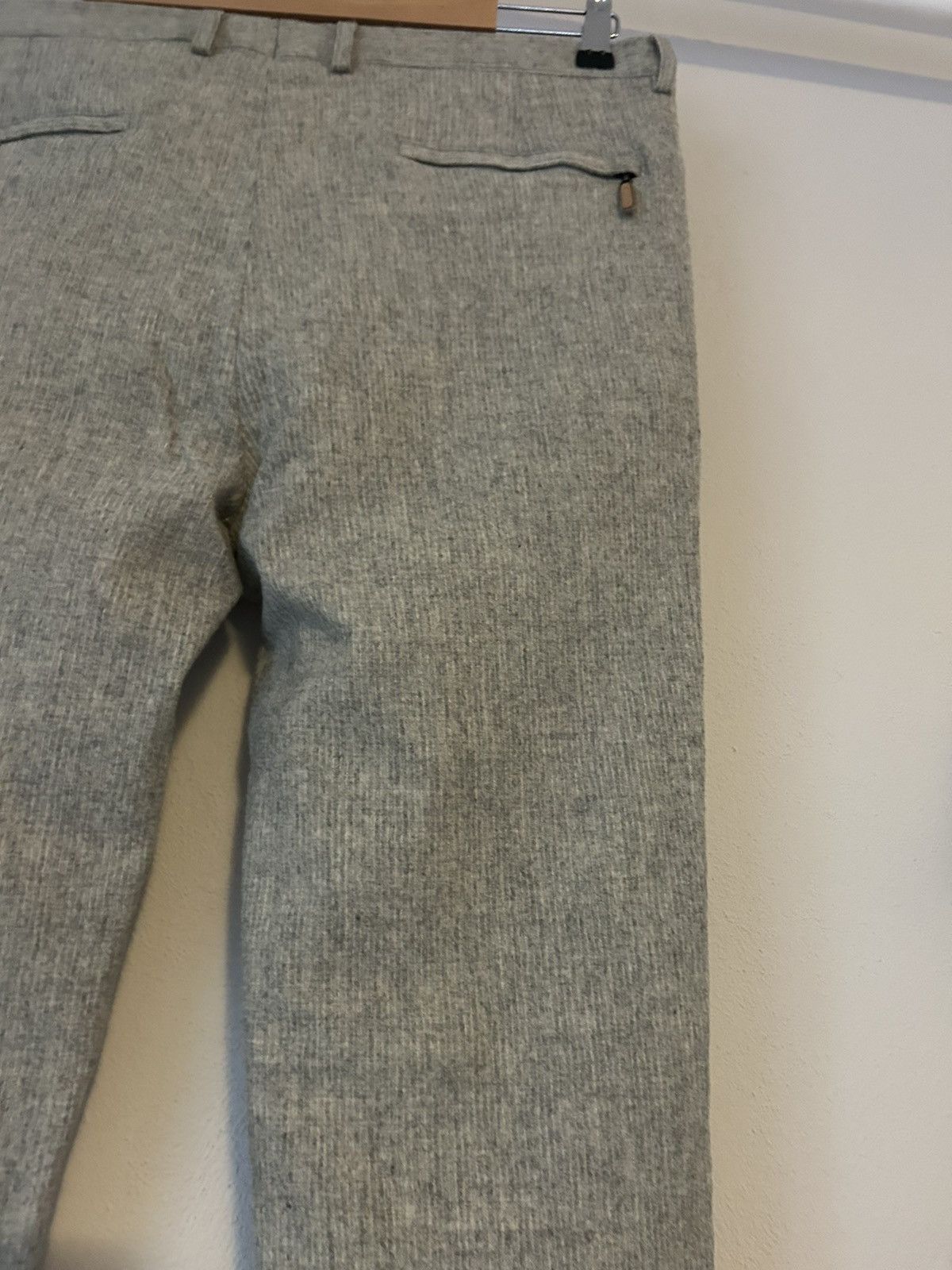 Brunello Cucinelli Grey Wool Pants Size US 36 / EU 52 - 13 Thumbnail