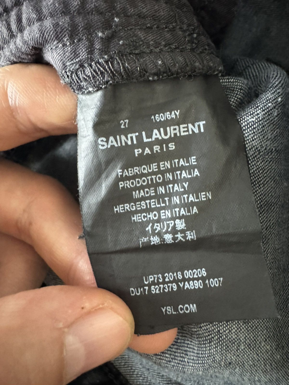 Saint Laurent Paris Saint Laurent D05 Denim by Hedi Slimane Leopard Print Velvet Size 27" / US 4 / IT 40 - 5 Thumbnail