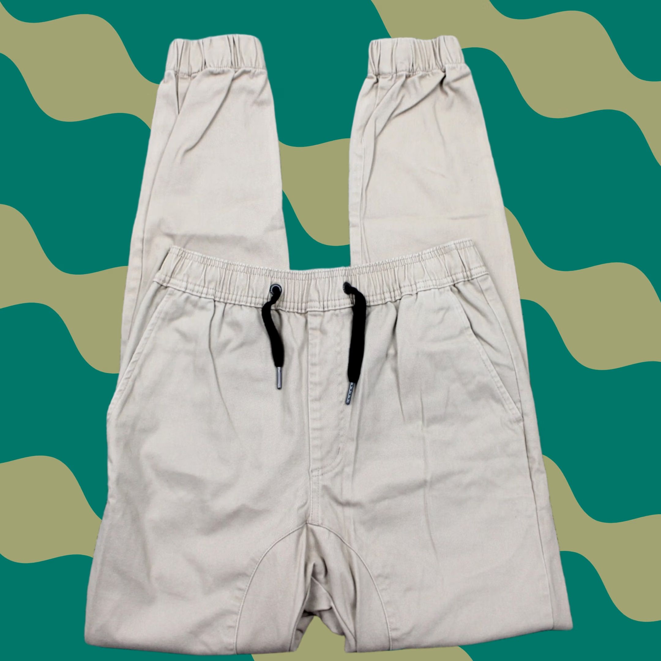 Zanerobe Zanerobe Sureshot Jogger Pants Mens 30 Beige Cotton Stretch w/ 30" inseam Size US 30 / EU 46 - 1 Thumbnail