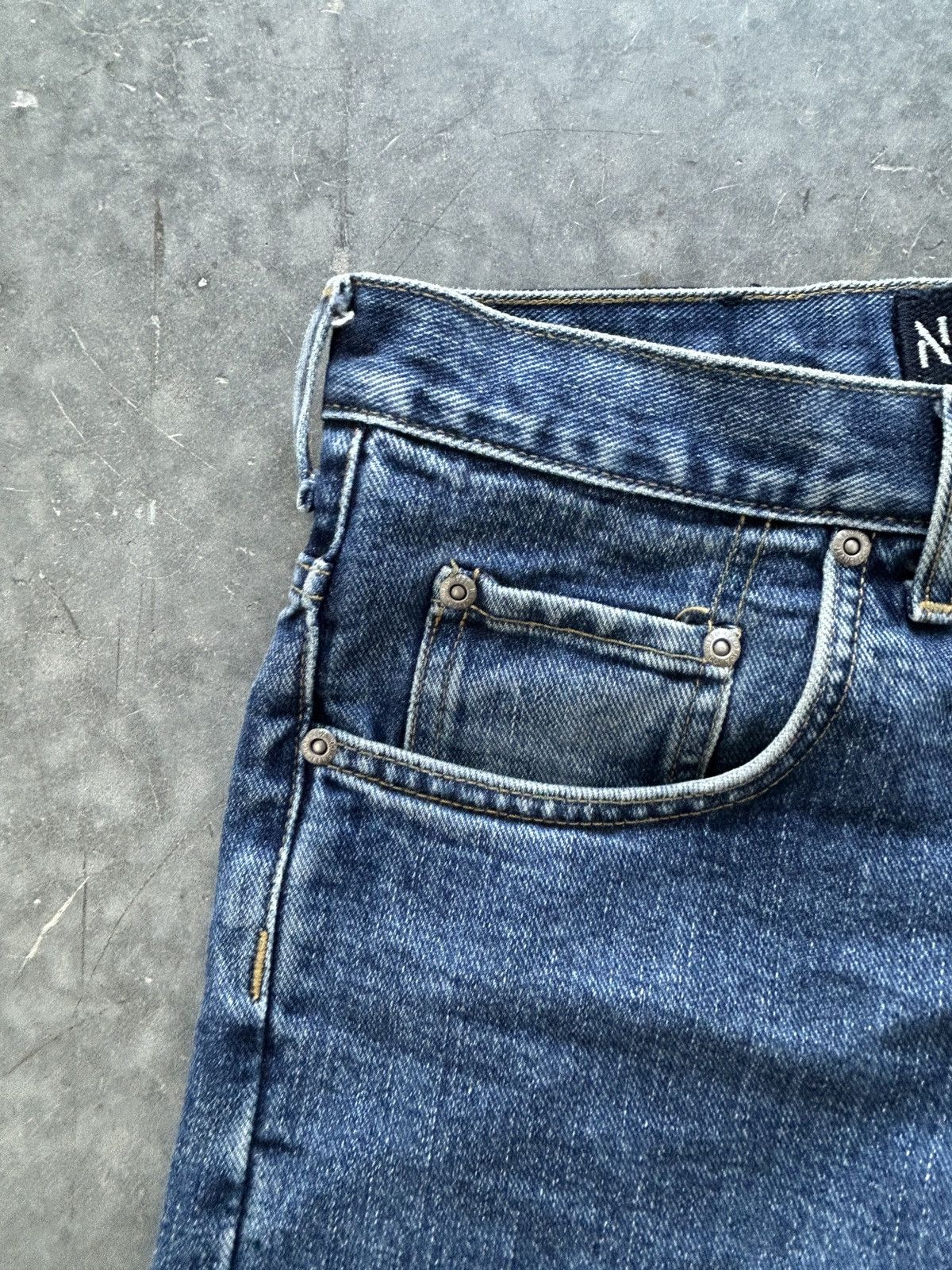 Nautica Vintage Y2K Nautica Baggy Denim Jeans 33x32 Size US 33 - 2 Thumbnail