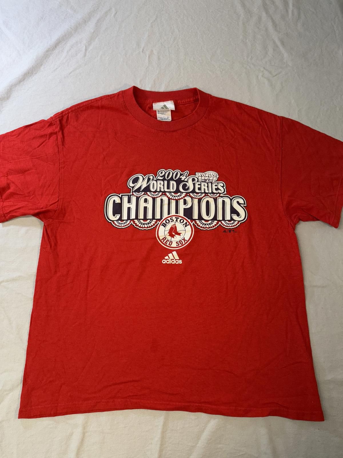 Adidas VTG World Series Boston Red Sox 2004 T-shirt Champions L Size US L / EU 52-54 / 3 - 1 Thumbnail