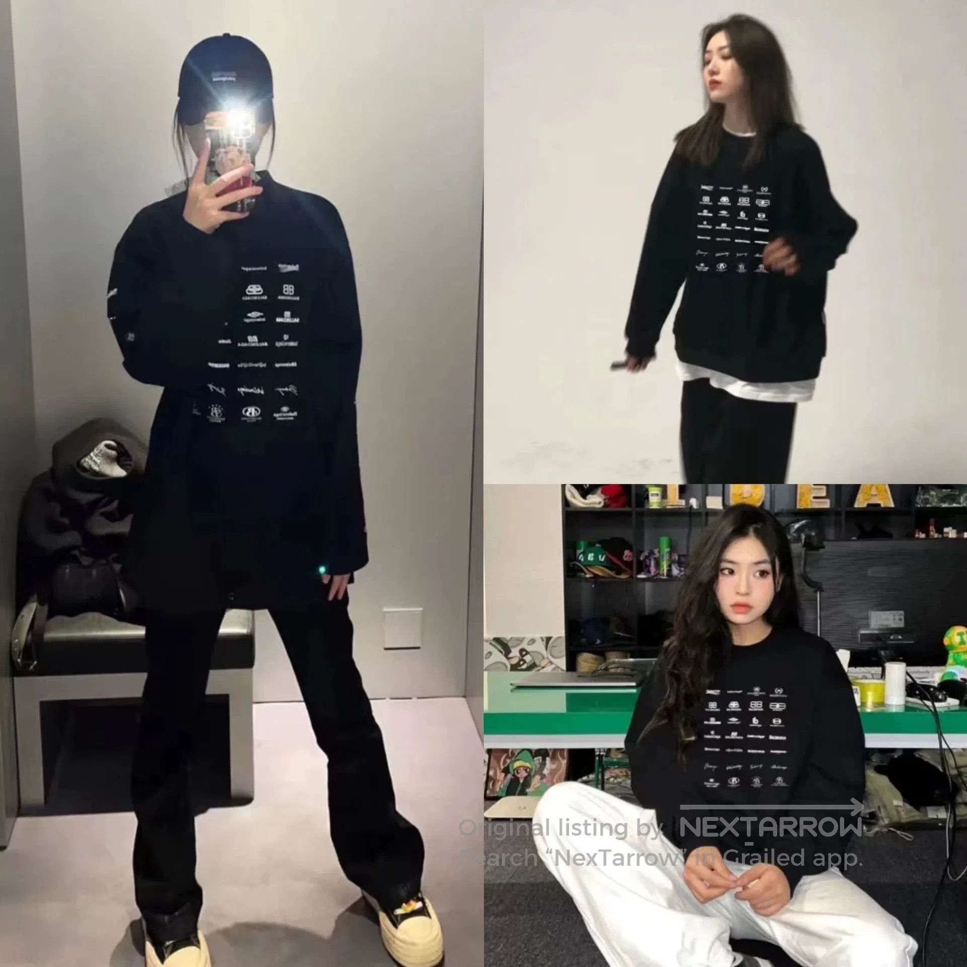 Balenciaga balenciaga graphic sweatshirt size L. Size US L / EU 52-54 / 3 - 5 Thumbnail
