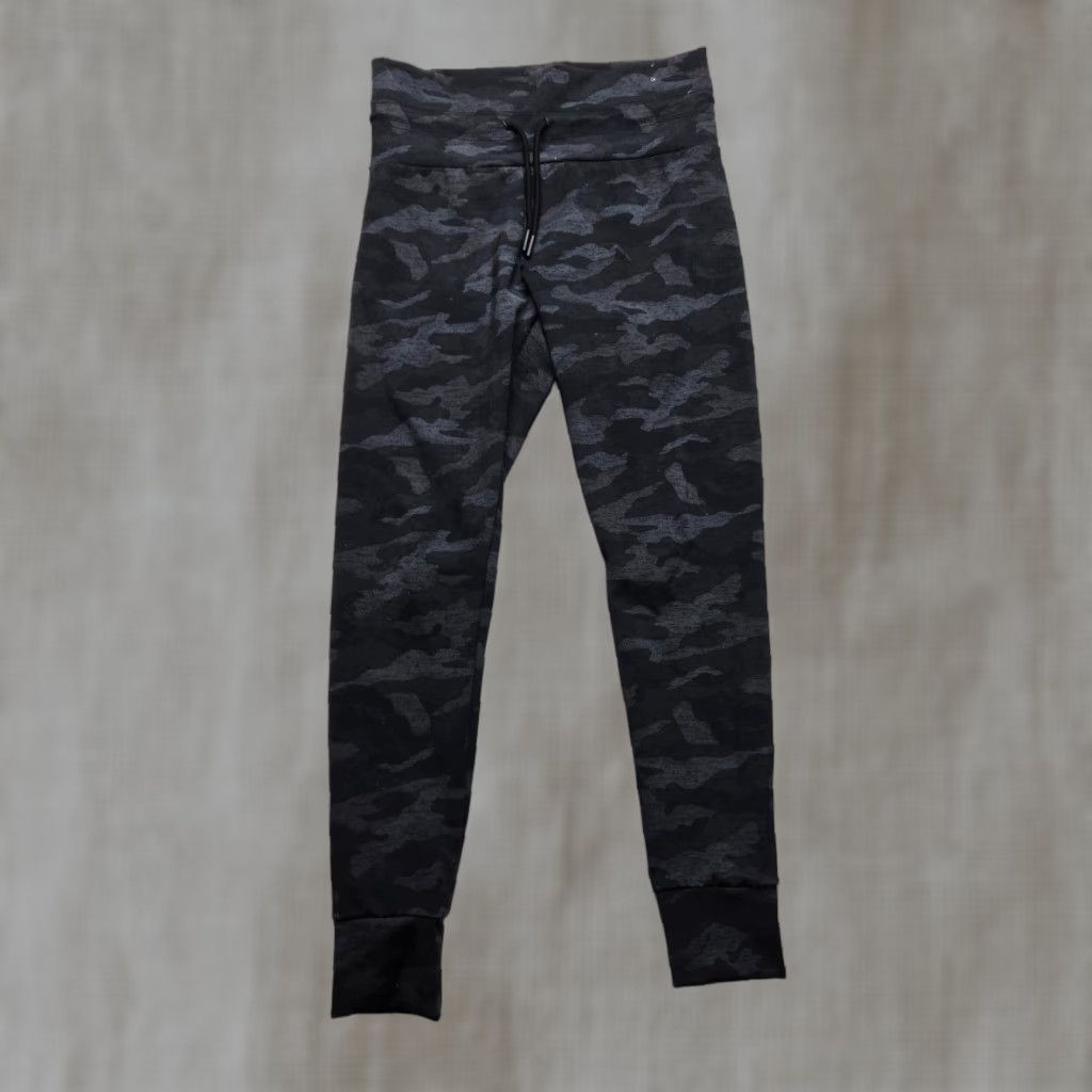 Vintage No Boundaries No Boundaries Black Camo Activewear Jogger Pants Drawstring Adult Women's S/M Size 32" / US 10 / IT 46 - 1 Thumbnail