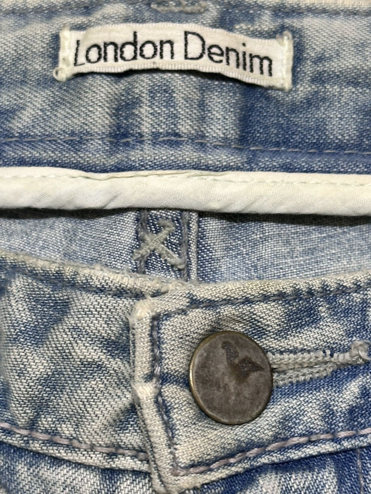 Japanese Brand Vintage LD Distressed Jean With Baggy Loose Style Faded Wash Size US 30 / EU 46 - 9 Thumbnail