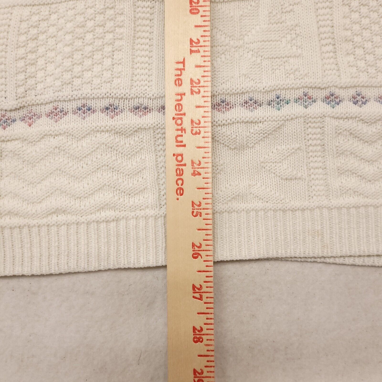 Basic Editions Basic Editions Cotton Sweater Womens Size Large L White Size L / US 10 / IT 46 - 8 Thumbnail