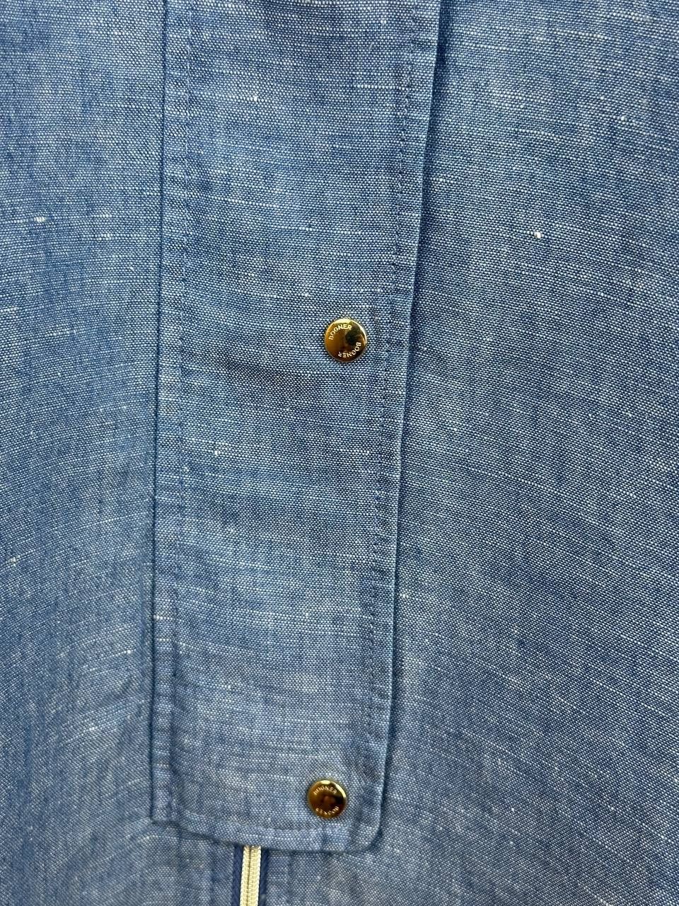 Bogner Bogner Linen Blend Lightweight Jacket Blue High Neck Zip Up Size S / US 4 / IT 40 - 11 Thumbnail