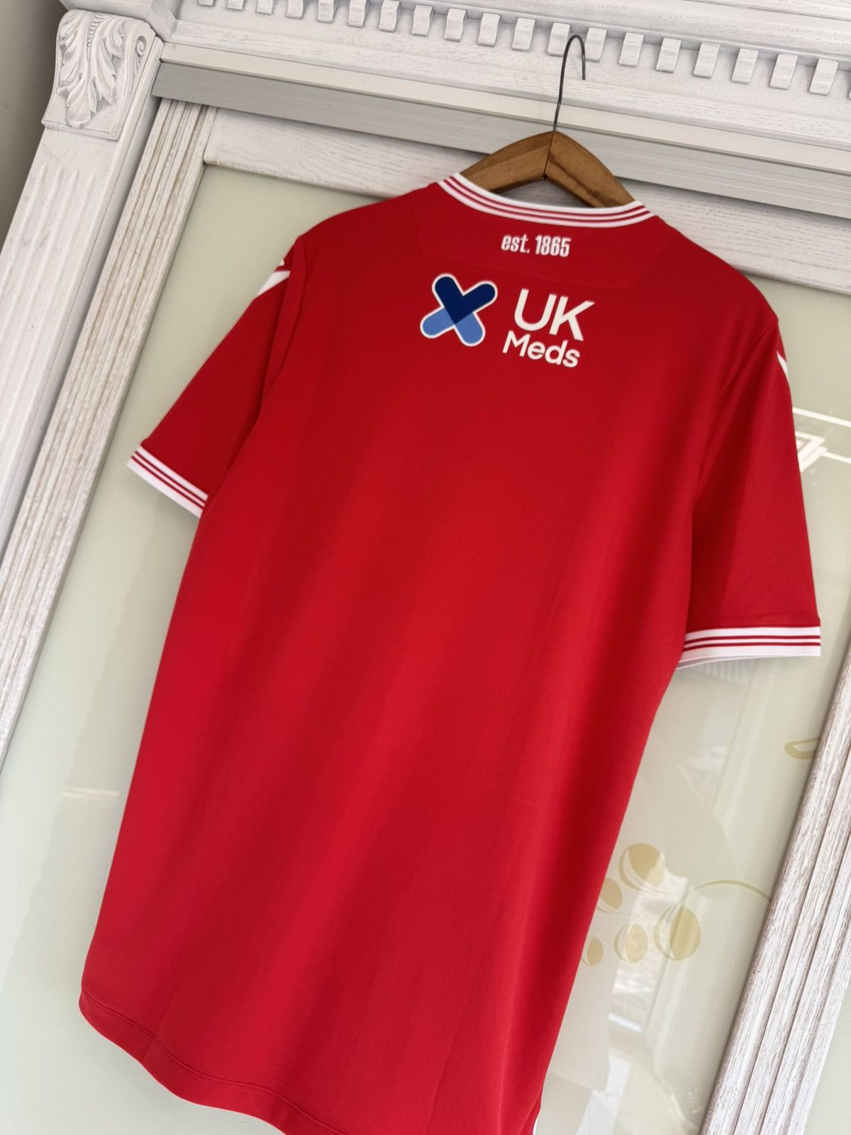 Macron Nottingham Forest 2020-2021 Home Soccer Jersey Football Kit Size US XL / EU 56 / 4 - 8 Thumbnail