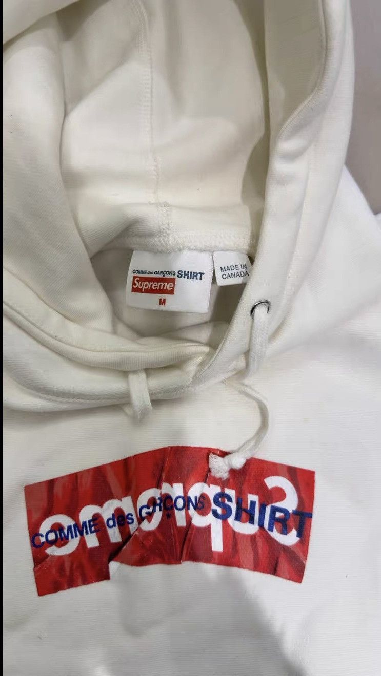 Comme des Garcons Supreme cdg shirt box logo hooded sweatershirt Size US M / EU 48-50 / 2 - 2 Thumbnail