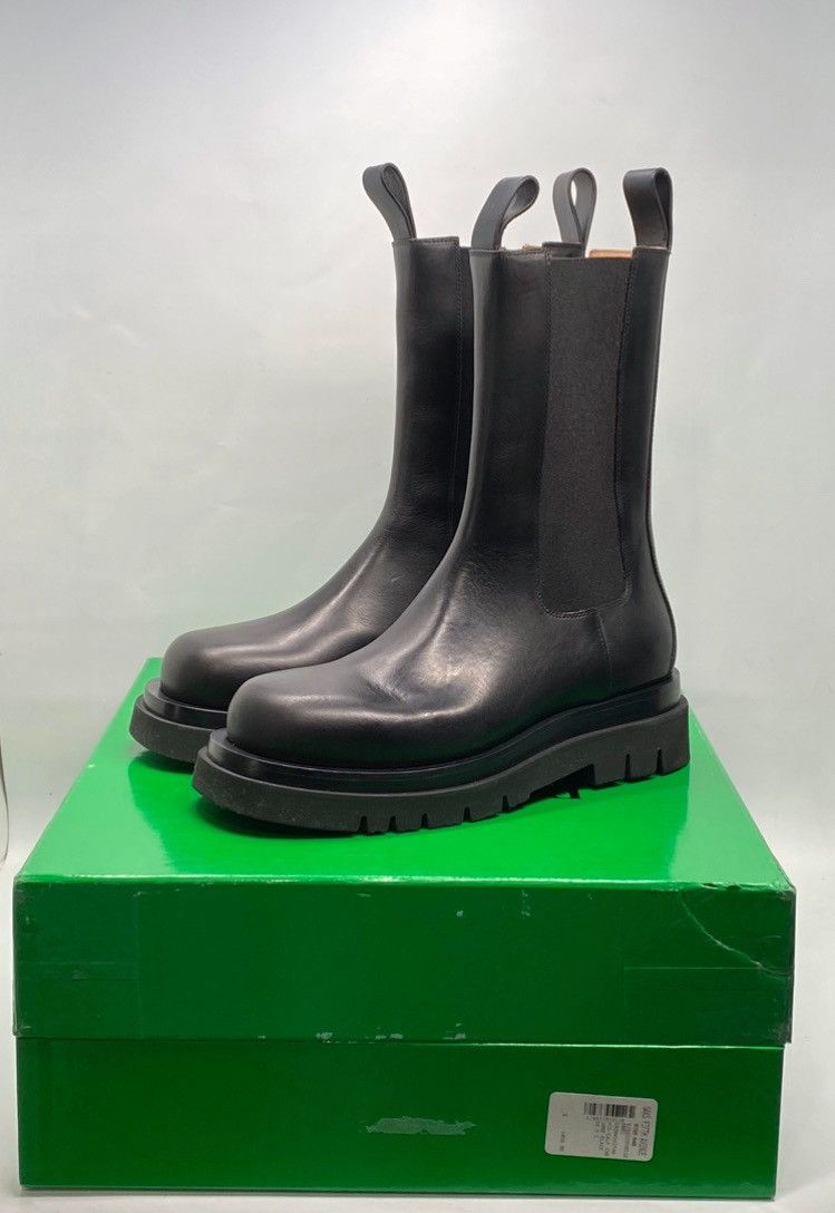 Bottega Veneta Bottega Veneta Lug Sole Leather Boots size 38.5 Size US 8.5 / IT 38.5 - 11 Thumbnail