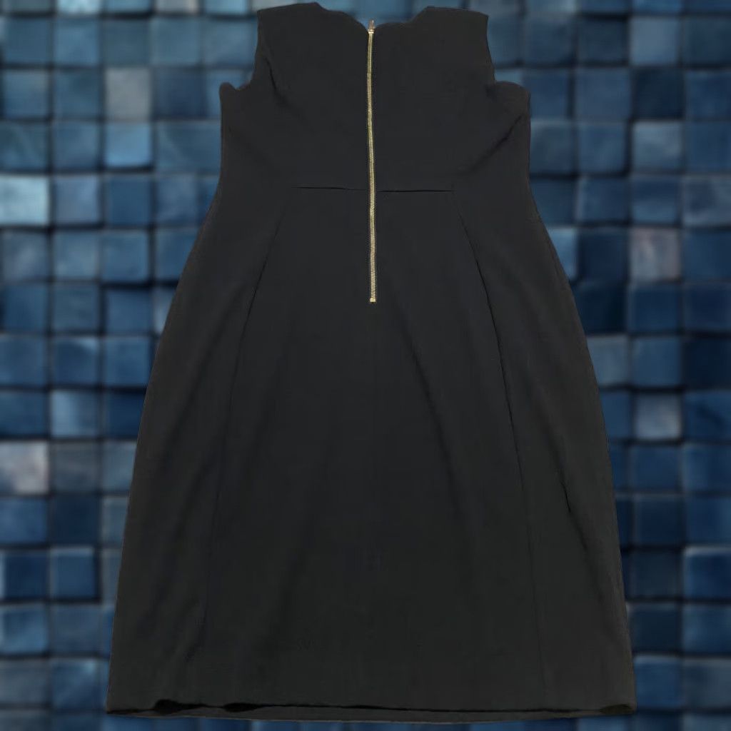 Calvin Klein Calvin Klein Womens Dress Solid Black Round Neck Sleeveless Sheath 12 Size XL / US 12-14 / IT 48-50 - 1 Thumbnail
