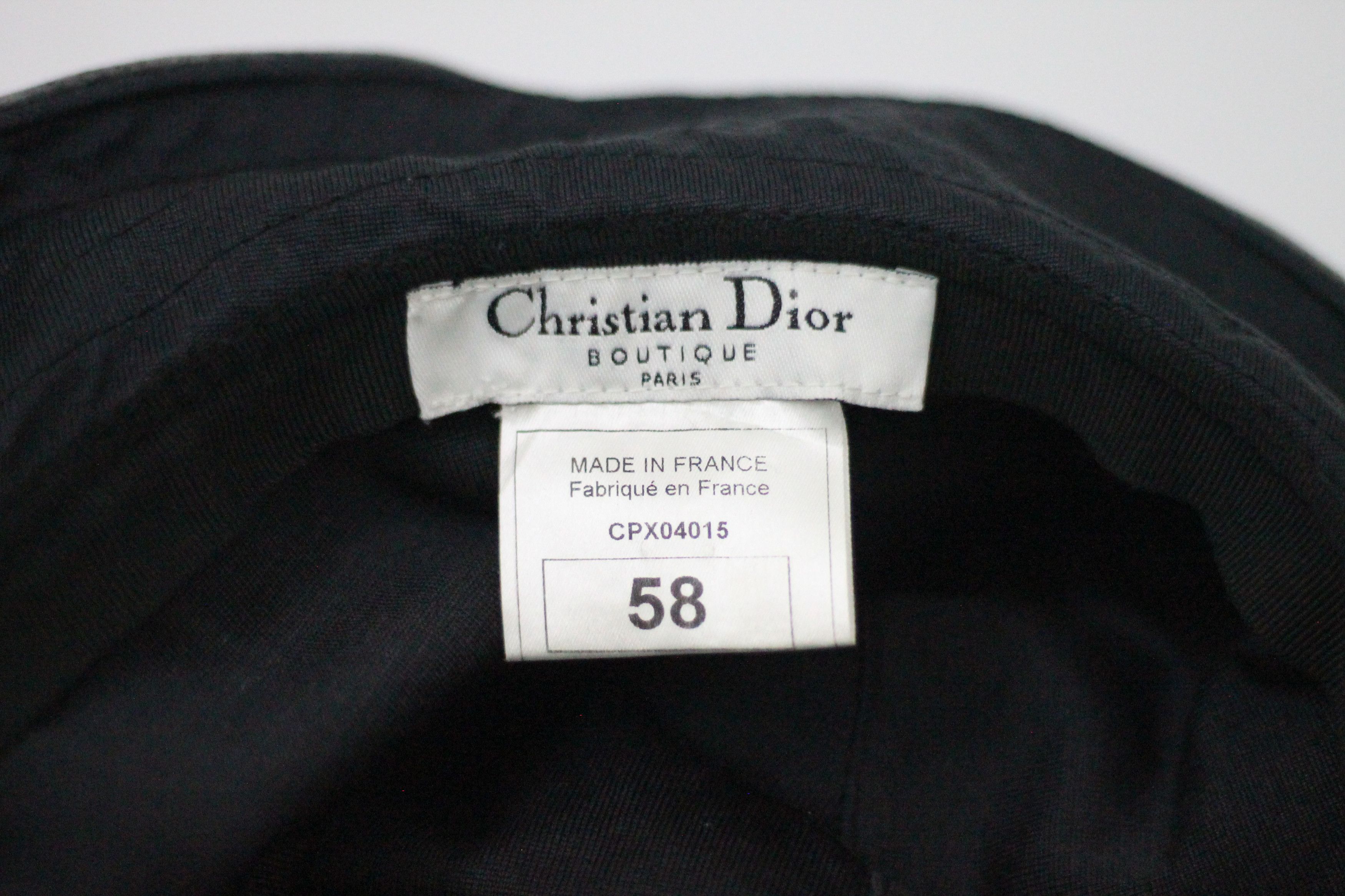 Christian Dior Monsieur Original CHRISTIAN DIOR Silk Bucket Hat size 58 Size ONE SIZE - 9 Thumbnail