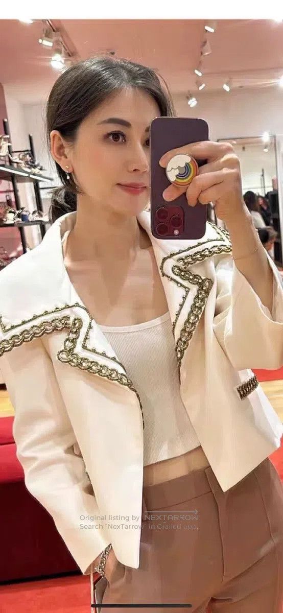 Valentino Valentino Heavy work studded bead embroidered jacket Size M / US 6-8 / IT 42-44 - 2 Thumbnail
