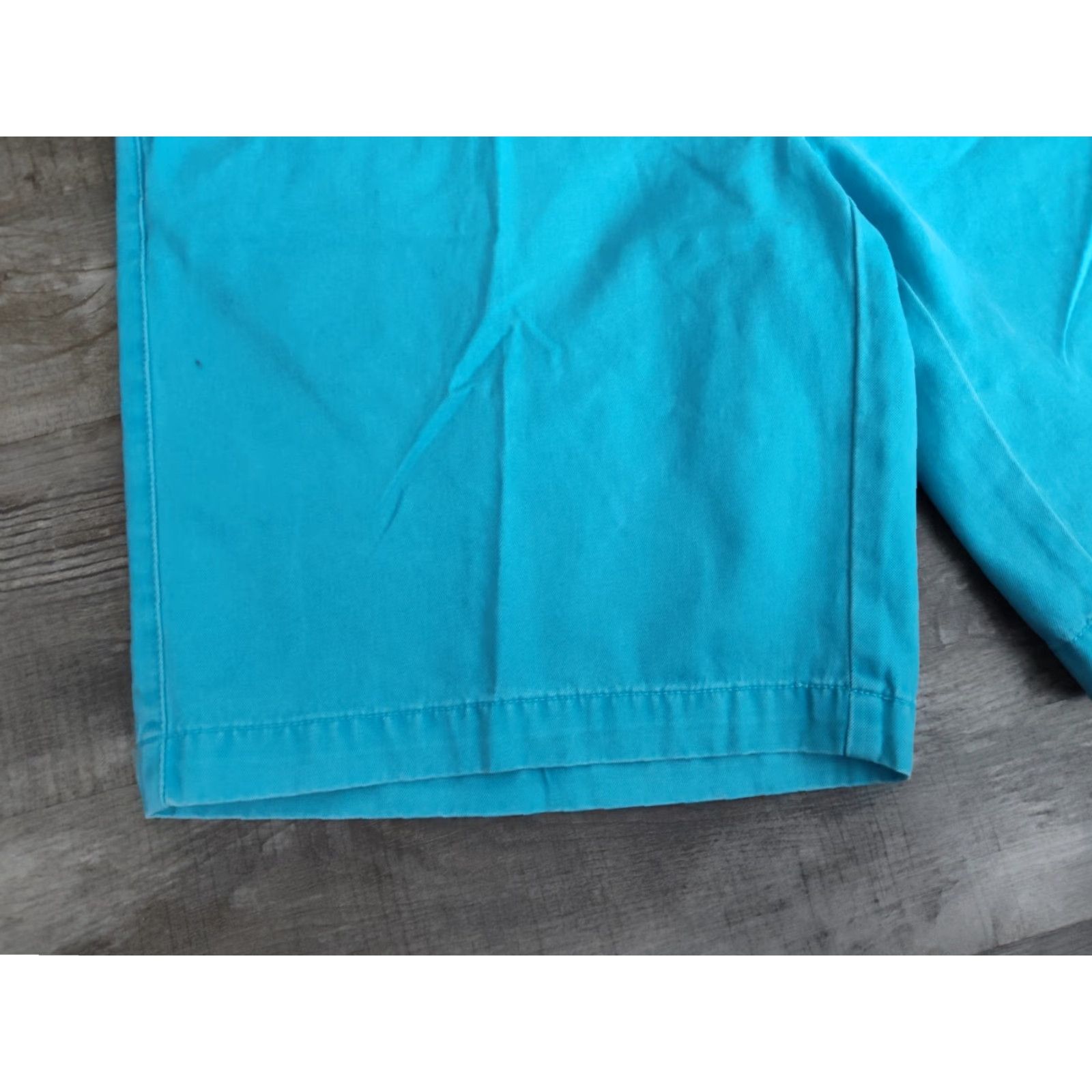 Peter Millar VINTAGE? No, Peter Millar Winston Chino Short Mens 34 Waist 9" Inseam Blue Canvas Cotton Casual Modern Regular Mens Size US 34 / EU 50 - 3 Thumbnail