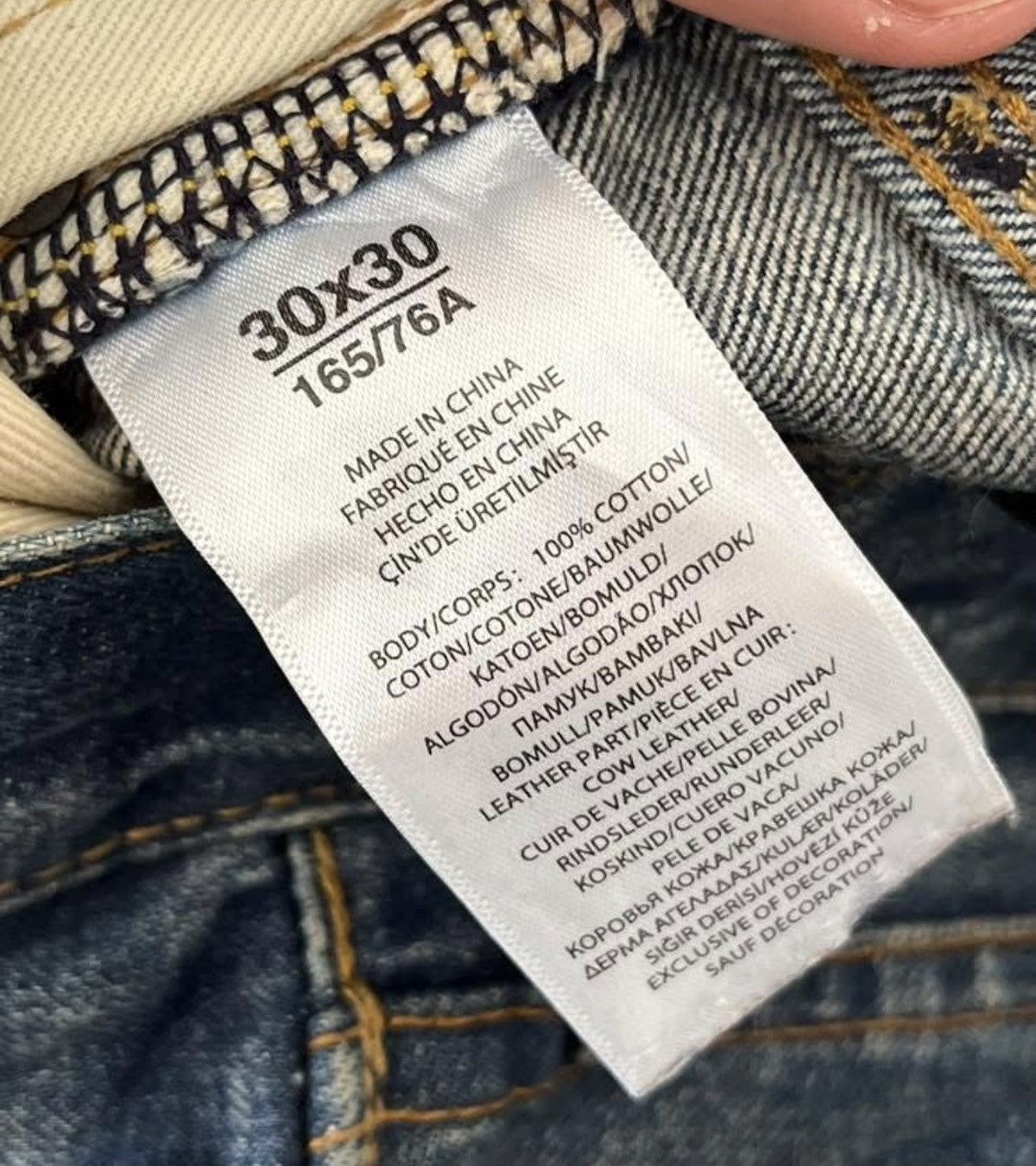Polo Ralph Lauren Polo Ralph Lauren Varick Slim Straight Distressed Denim Jean Size US 31 - 13 Thumbnail