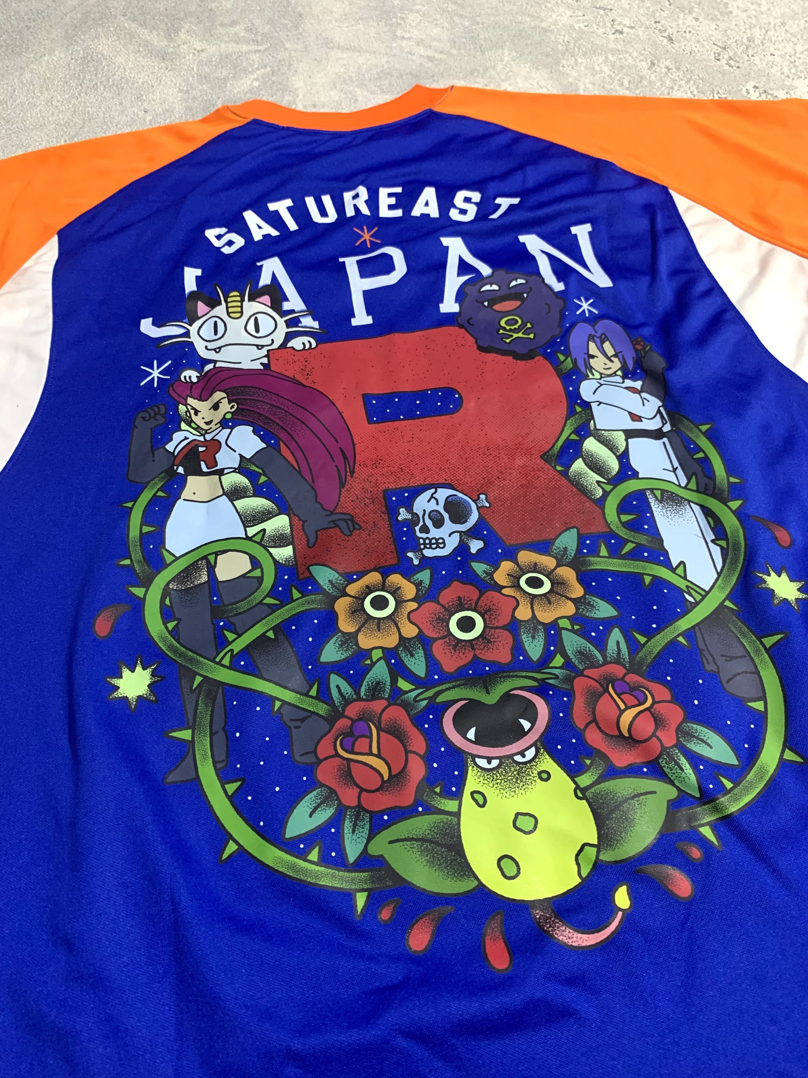 Anime 00s Vintage Soccer Jersey x Custom Pokemon team rocket Size US XL / EU 56 / 4 - 6 Thumbnail