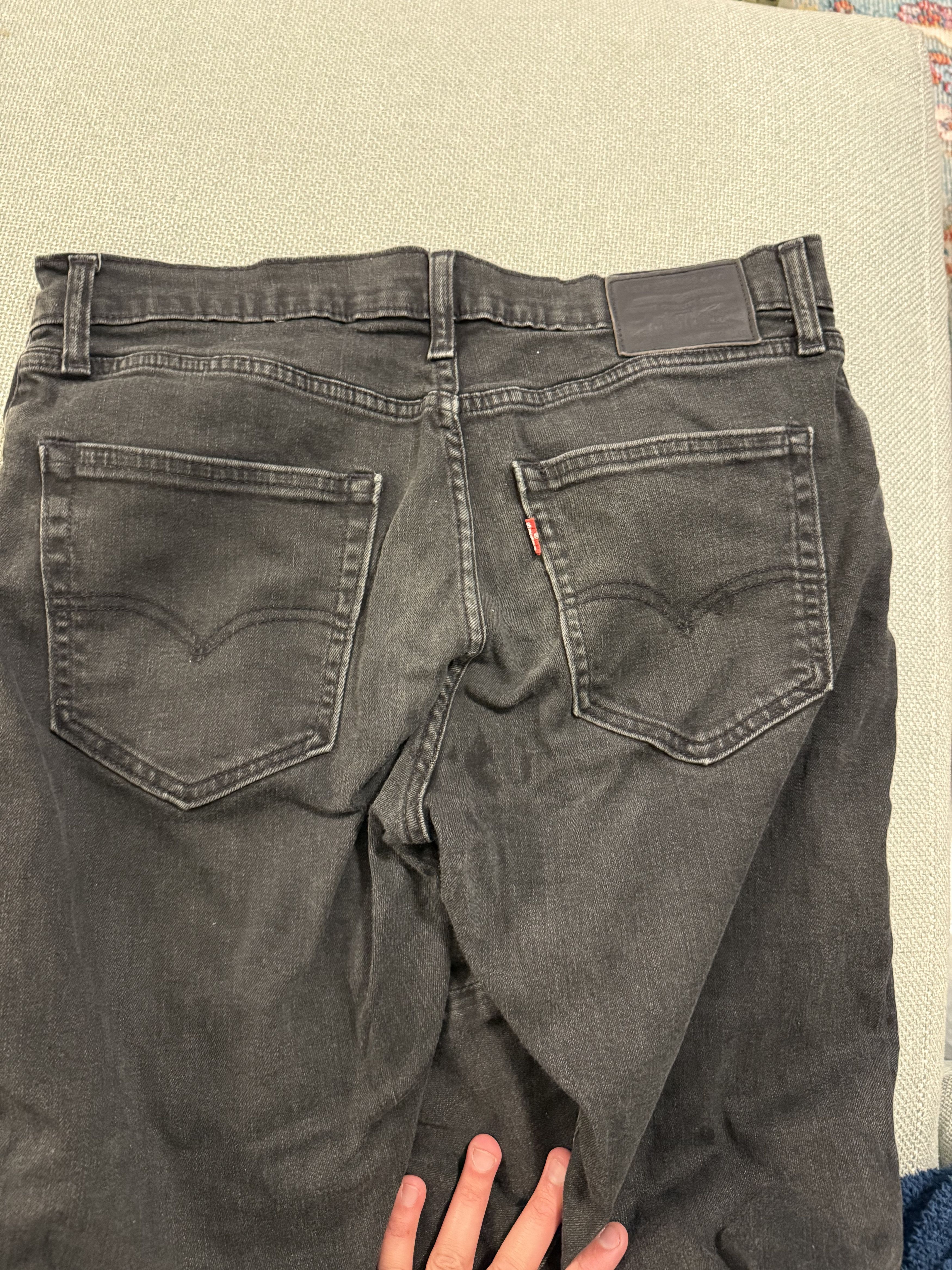 Levi's *MSG TO OFFER* LEVIS 512 DARK BLUE GOOD CONDITION Size US 32 / EU 48 - 3 Thumbnail