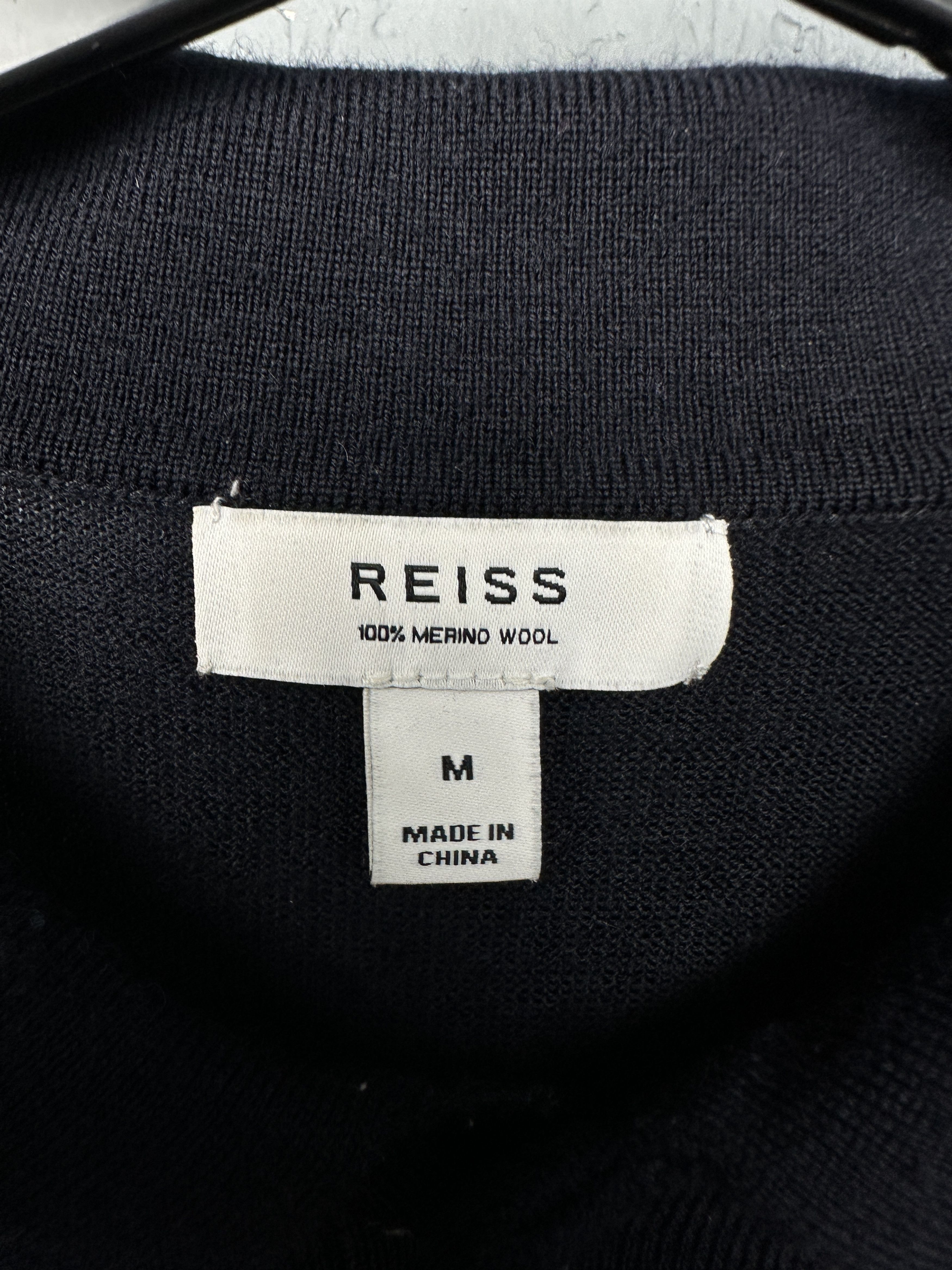 Reiss Reiss Mens Merino Wool Collared Sweater Size US M / EU 48-50 / 2 - 3 Thumbnail