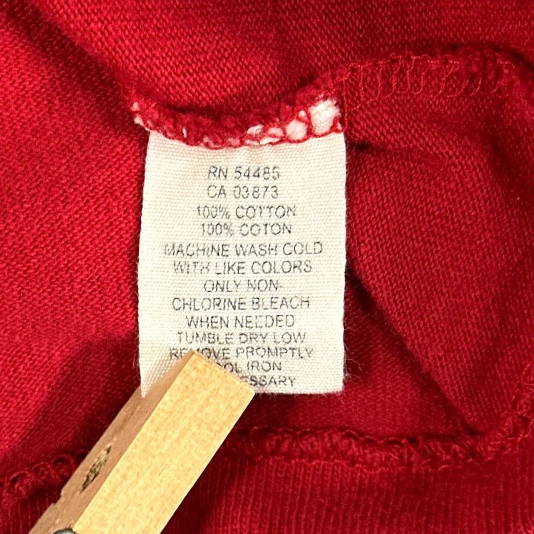American Eagle Outfitters American Eagle Outfitters Shirt Adult LARGE Red Washington Henley Retro 90s USA University Sports Mens Regular Large Red Henley Size US L / EU 52-54 / 3 - 7 Thumbnail