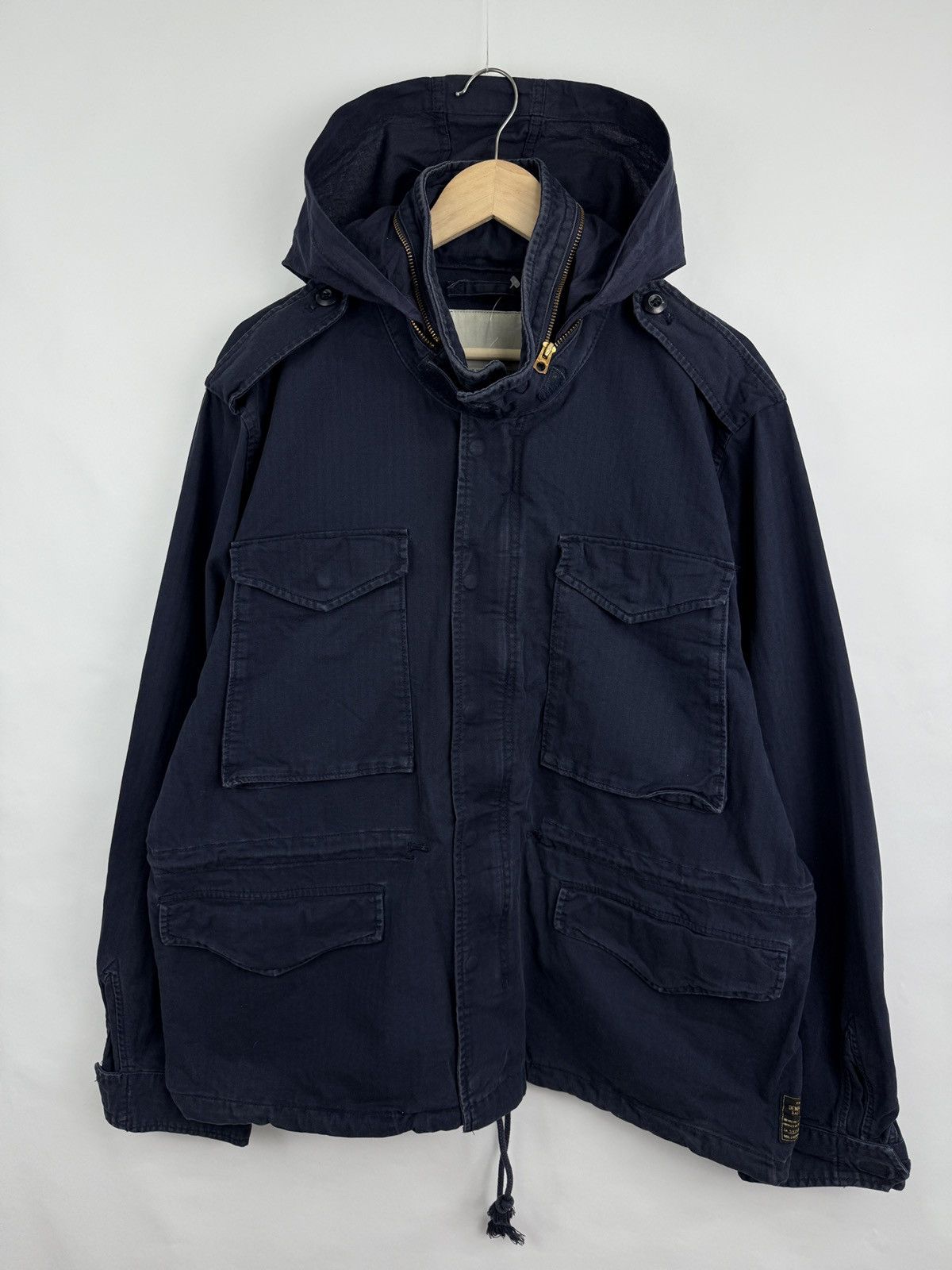 Denim & Supply Ralph Lauren × Polo Ralph Lauren × RRL Ralph Lauren 🇺🇸 Vintage Denim Supply Ralph Lauren Army Military Jacket Y2K Size US XL / EU 56 / 4 - 3 Thumbnail