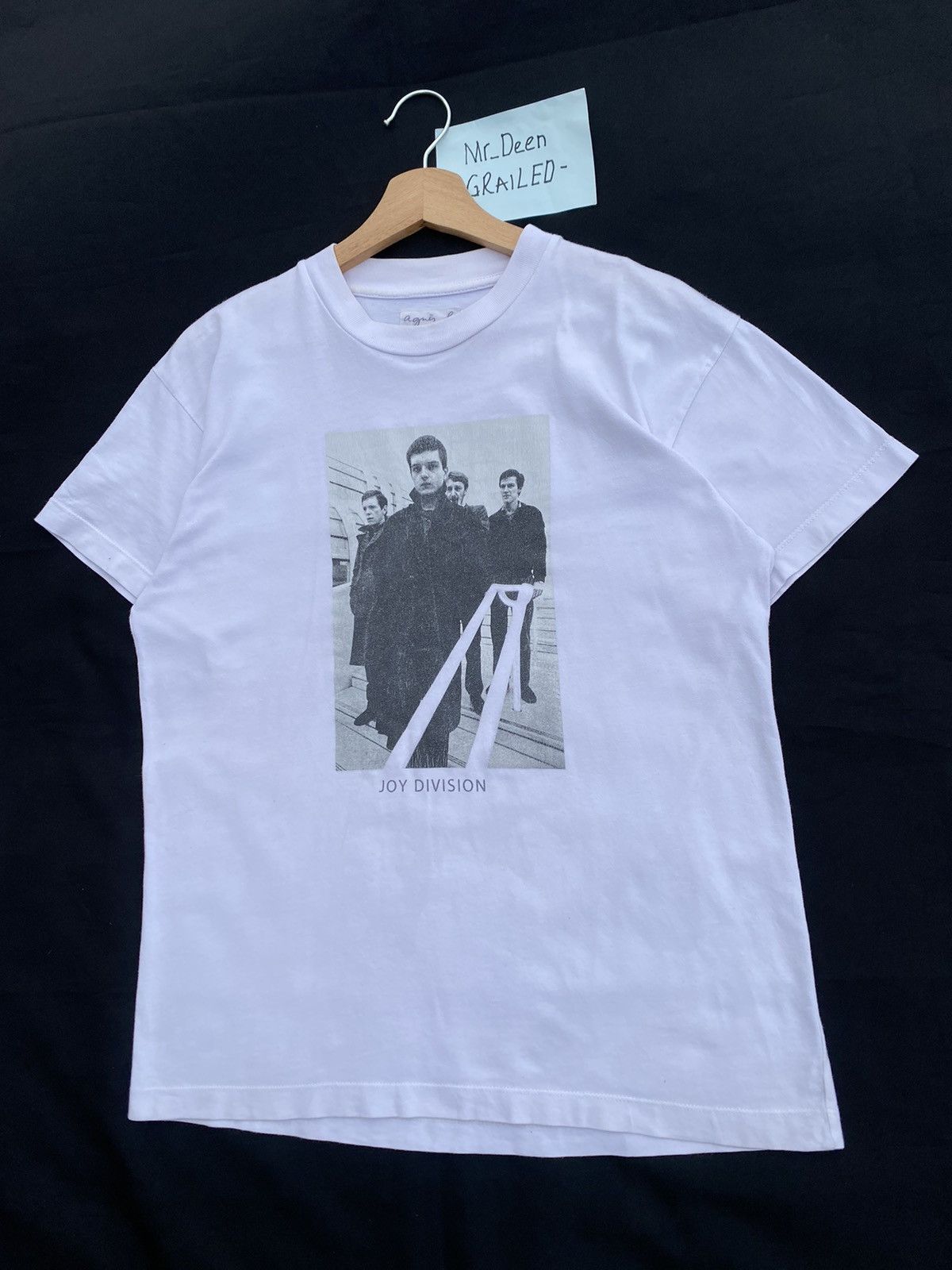 agnes b. Vintage Agnes B. x Joy Division Rare Printed Tshirt Size US L / EU 52-54 / 3 - 4 Thumbnail