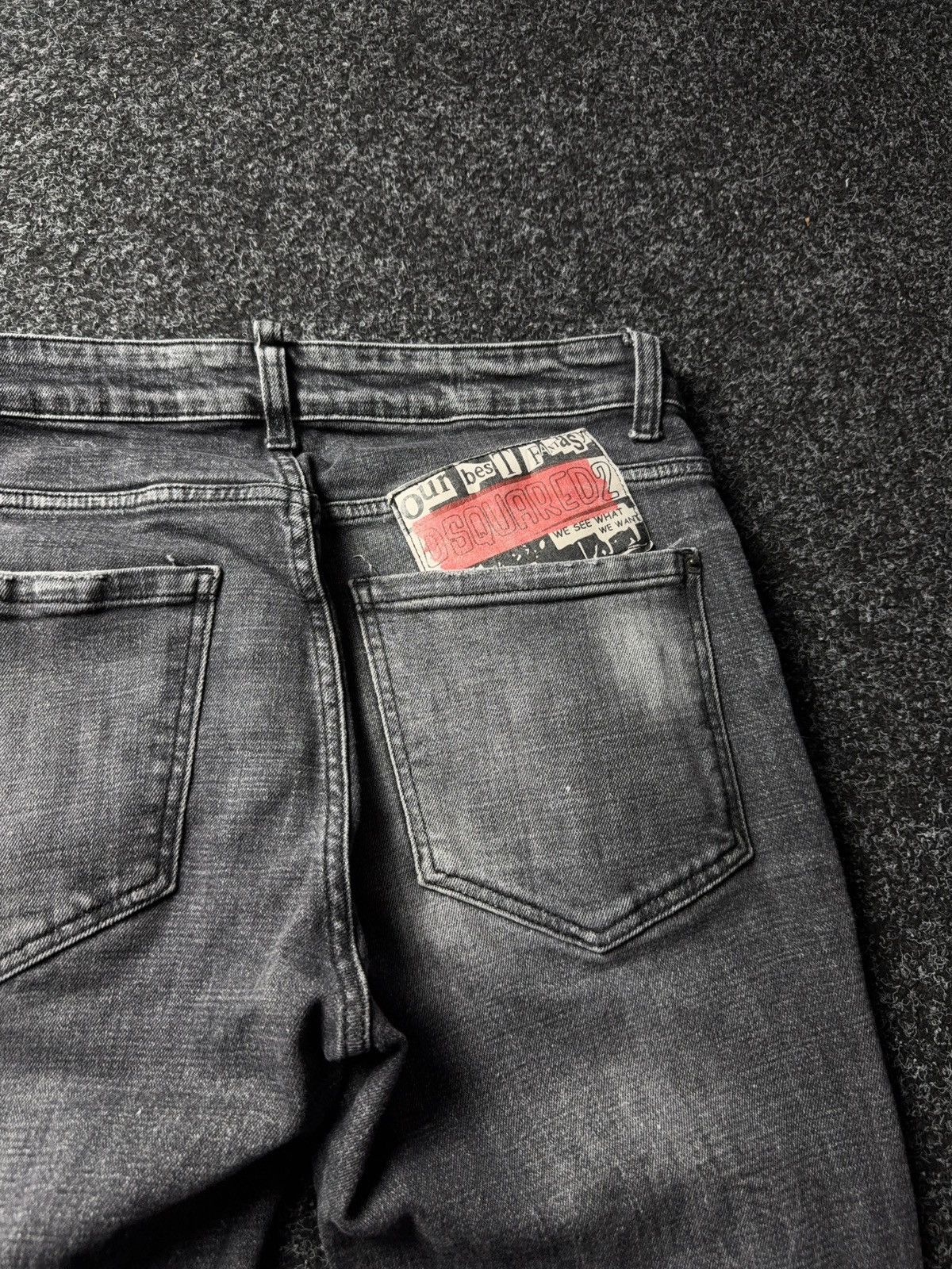 Dsquared2 Luxury Dsquared2 Distressed Gray Denim Jeans Made in Italy Size US 32 / EU 48 - 17 Thumbnail