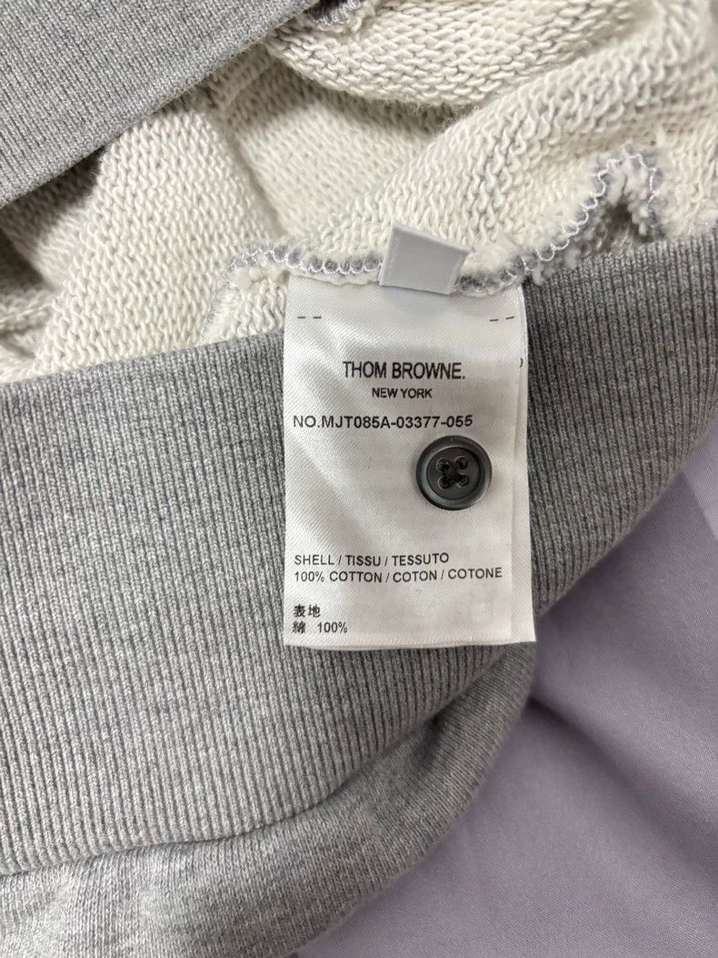 Thom Browne Thom Browne Grey hoodie Size US L / EU 52-54 / 3 - 6 Thumbnail
