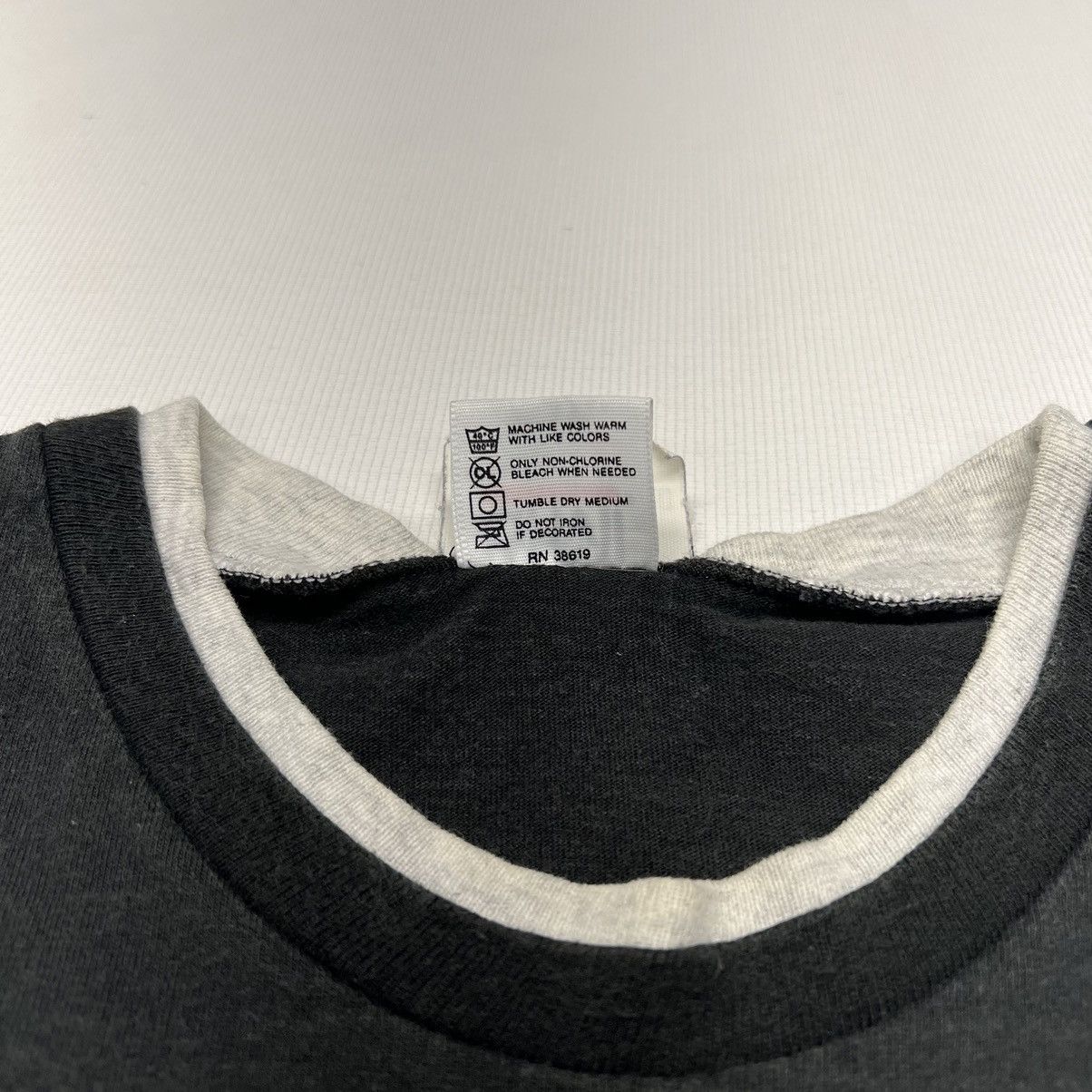 Vintage VTG Double Layer Tee Shirt Black Apine Mountain Puff Print Size US L / EU 52-54 / 3 - 9 Thumbnail