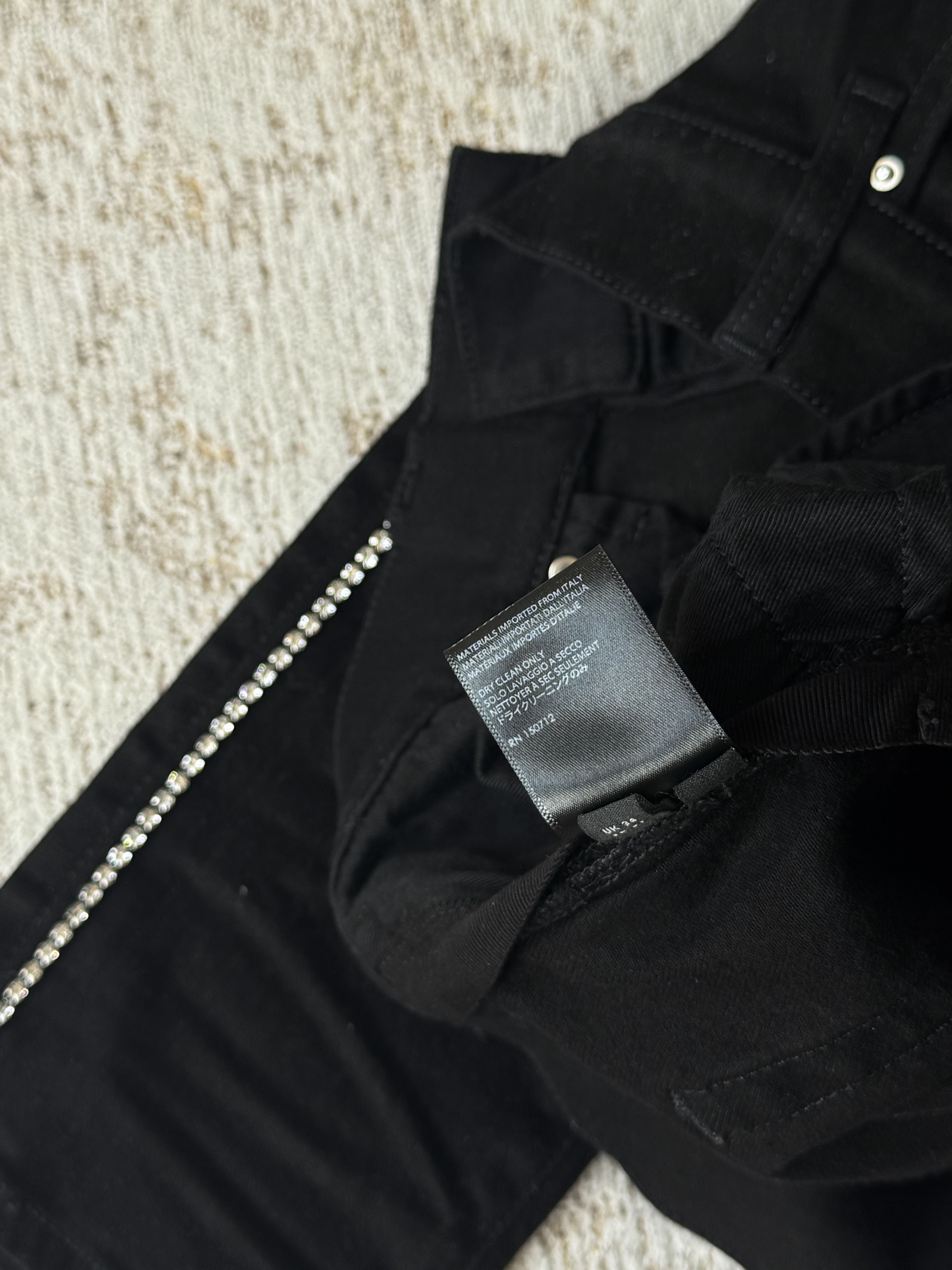 Amiri AMIRI CRYSTAL TRACK | SIZE 34 Size US 34 / EU 50 - 6 Thumbnail