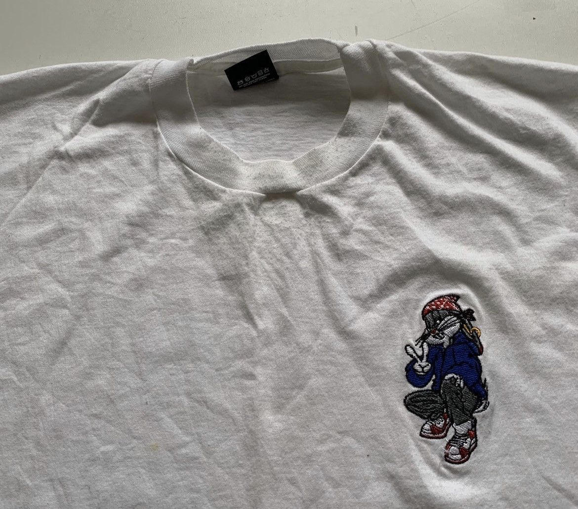 Vintage × Warner Bros Vintage 90s Bugs Bunny Embroidered Graphic T shirt XL rare Size US XL / EU 56 / 4 - 2 Thumbnail